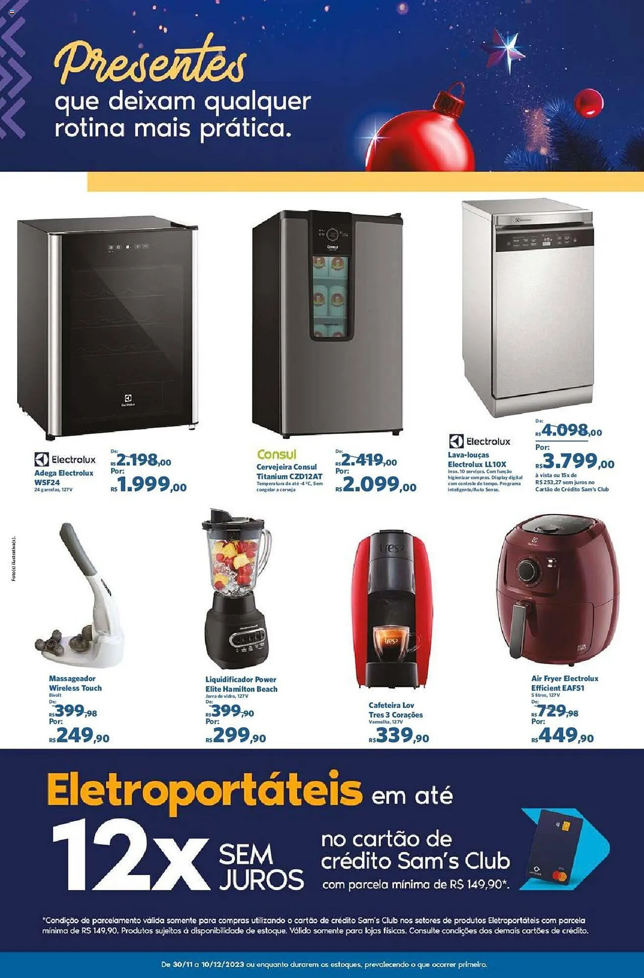 Encarte de Catálogo Sam's Club 30 de novembro até 10 de dezembro 2023 - Pagina 7