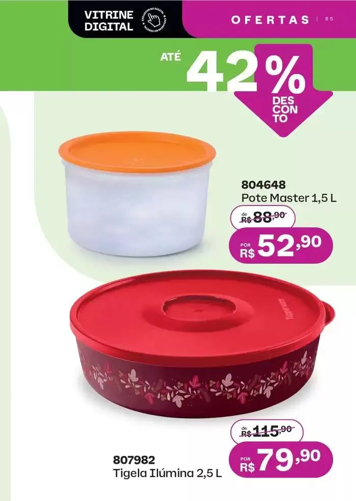 Encarte de Catálogo Tupperware 26 de março até 31 de março 2025 - Pagina 84