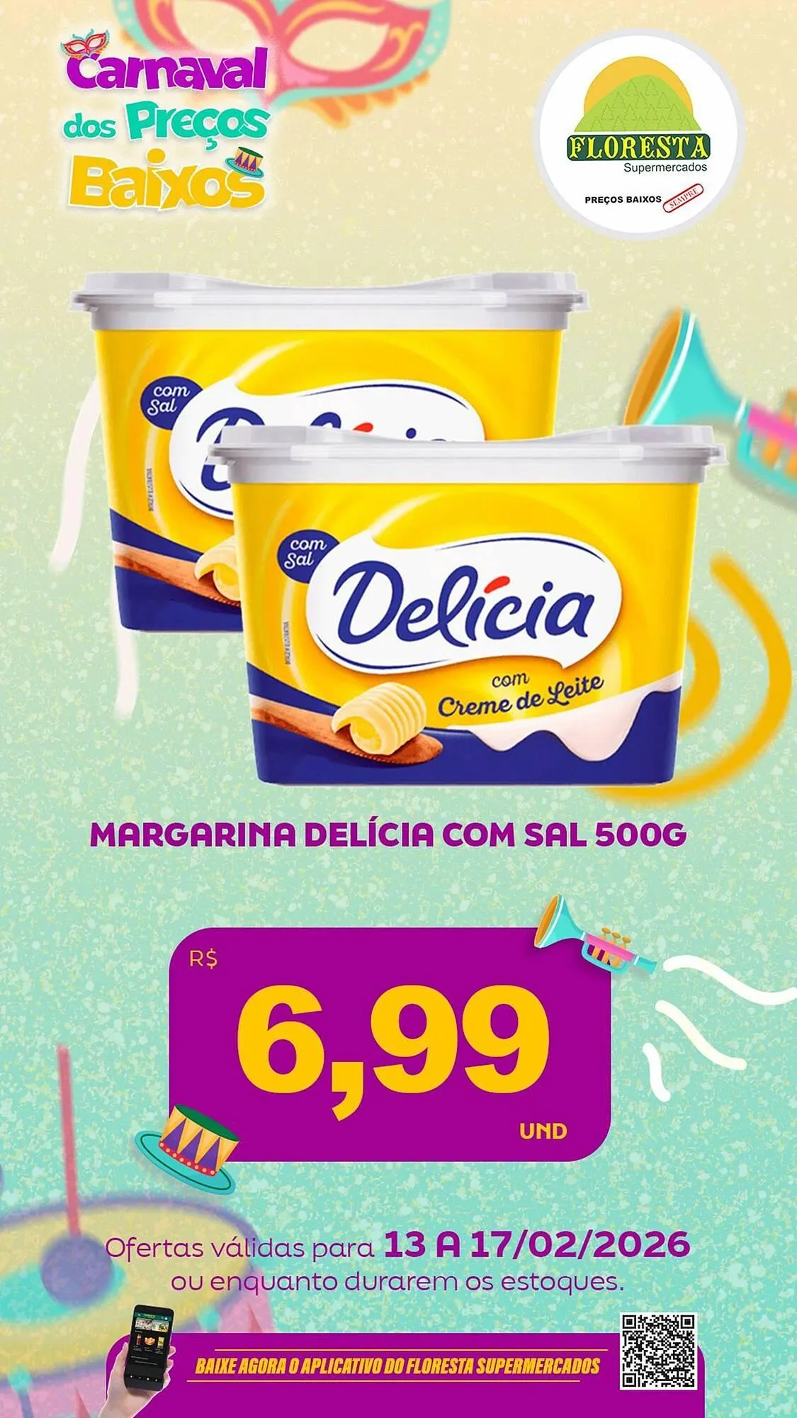 Encarte de Catálogo Floresta Supermercados 13 de fevereiro até 17 de fevereiro 2026 - Pagina 48
