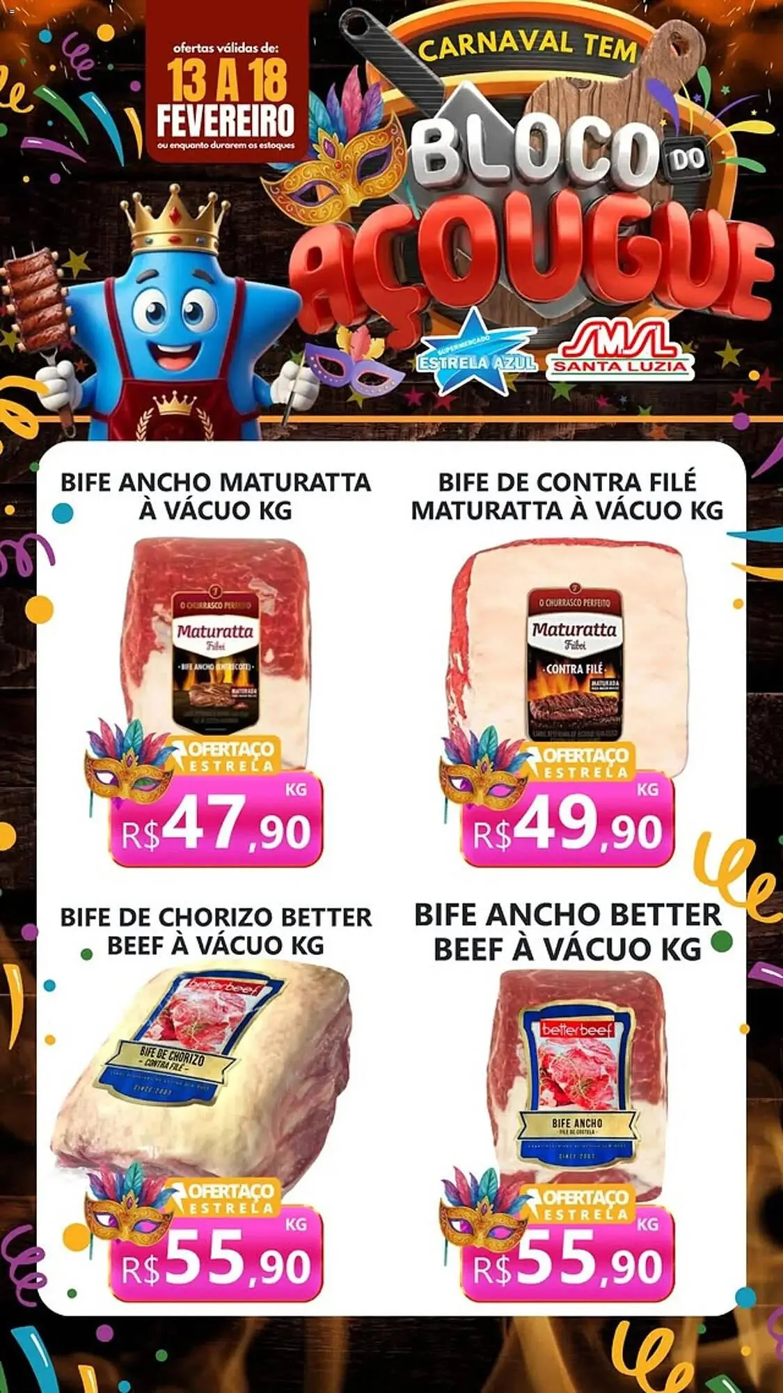 Folheto Supermercado Estrela Azul - 1