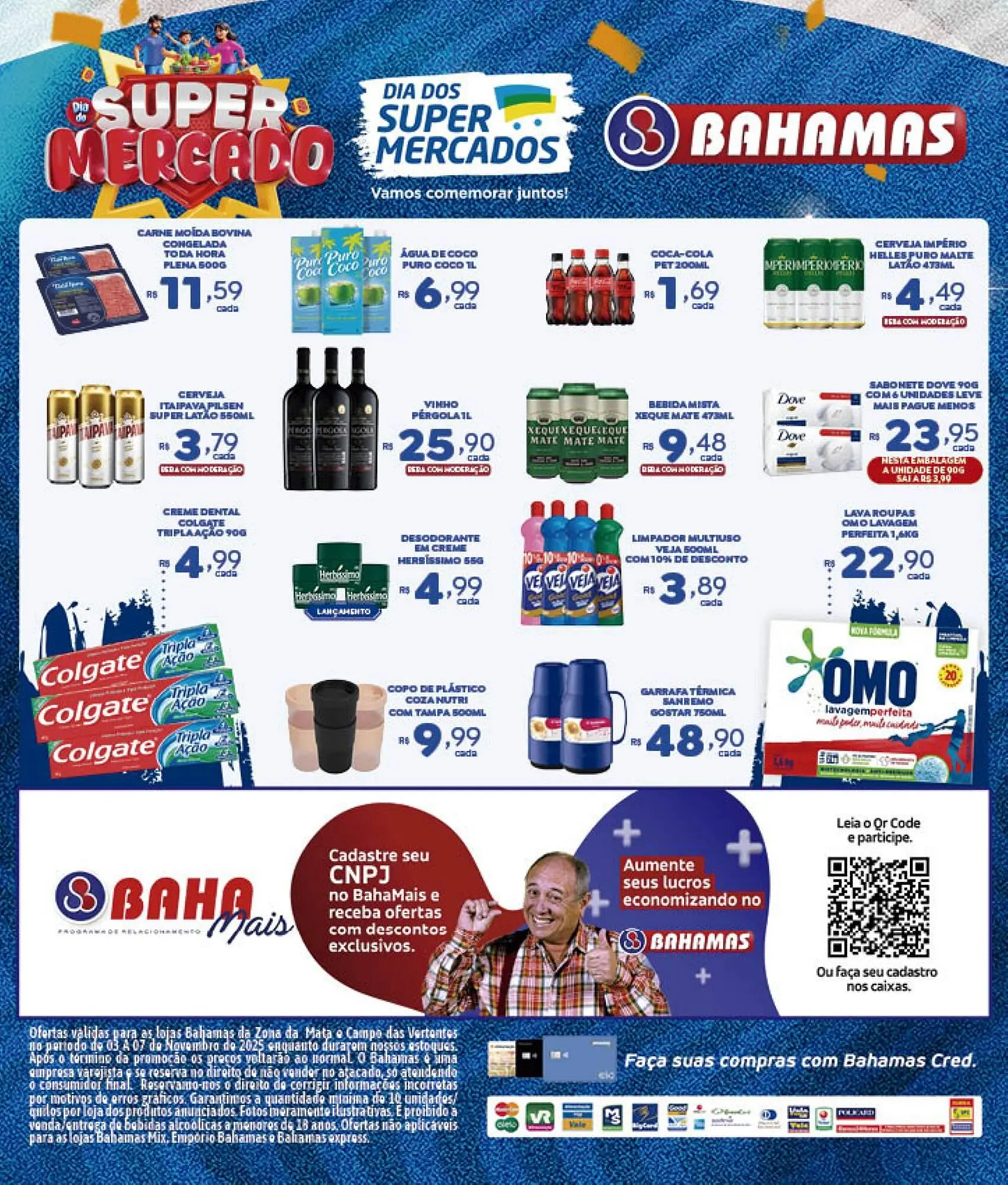 Encarte de Catálogo Bahamas Supermercados 3 de novembro até 7 de novembro 2025 - Pagina 2