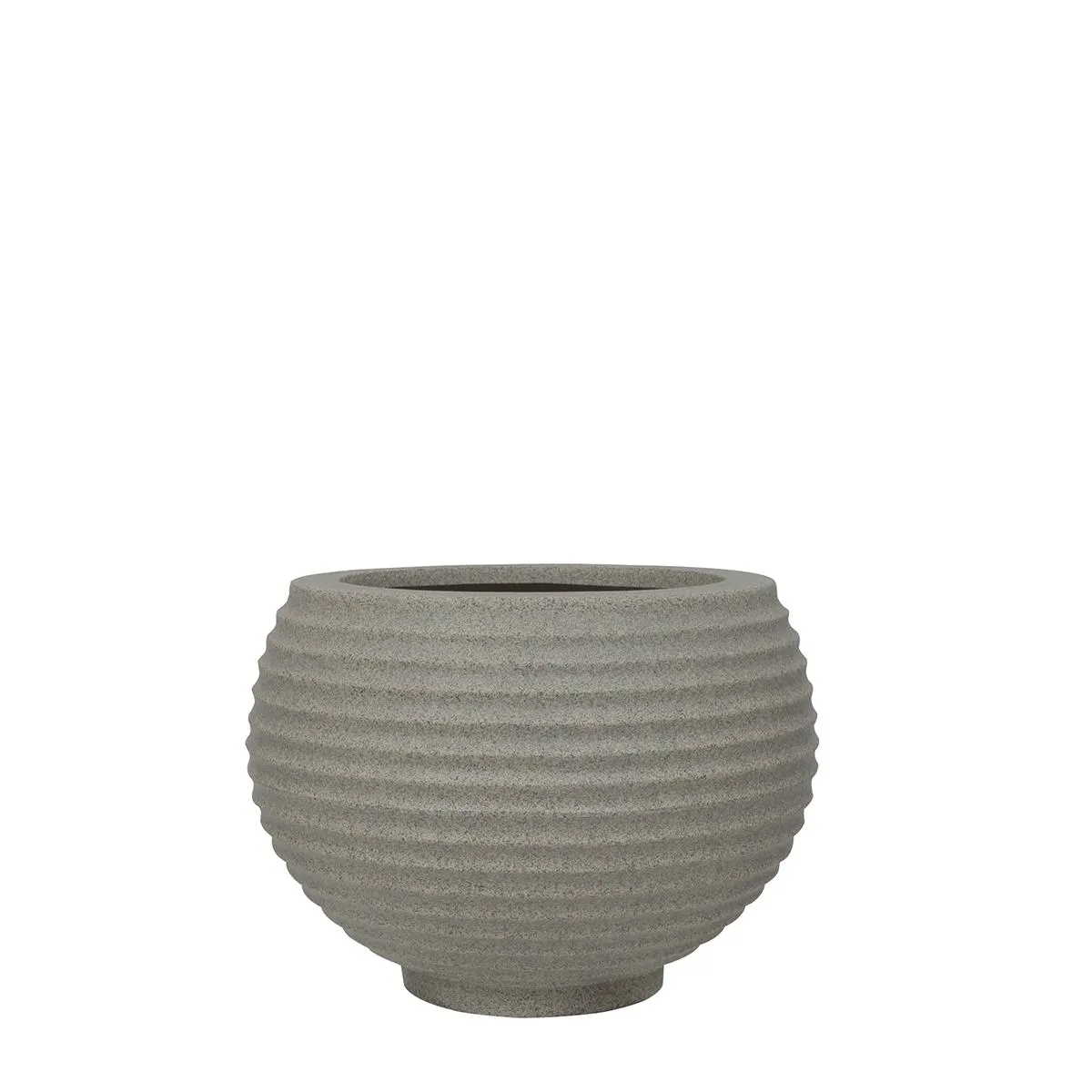Vaso de Jardim Bromélia Vasart Granito Pedra 26x24cm