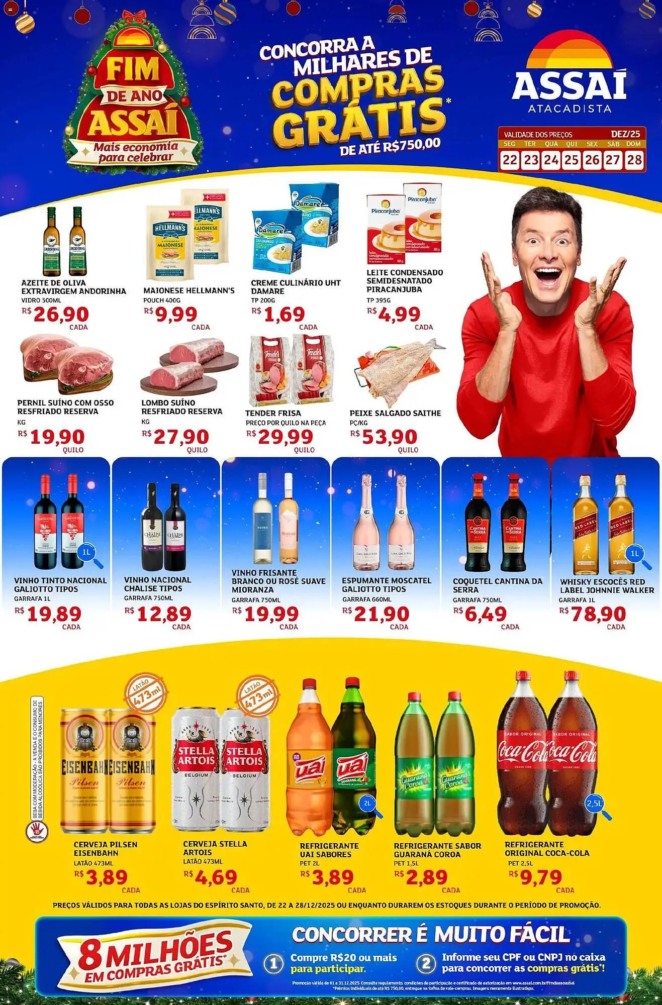 Encarte de Encarte Assaí Atacadista 25 de dezembro até 28 de dezembro 2025 - Pagina 1