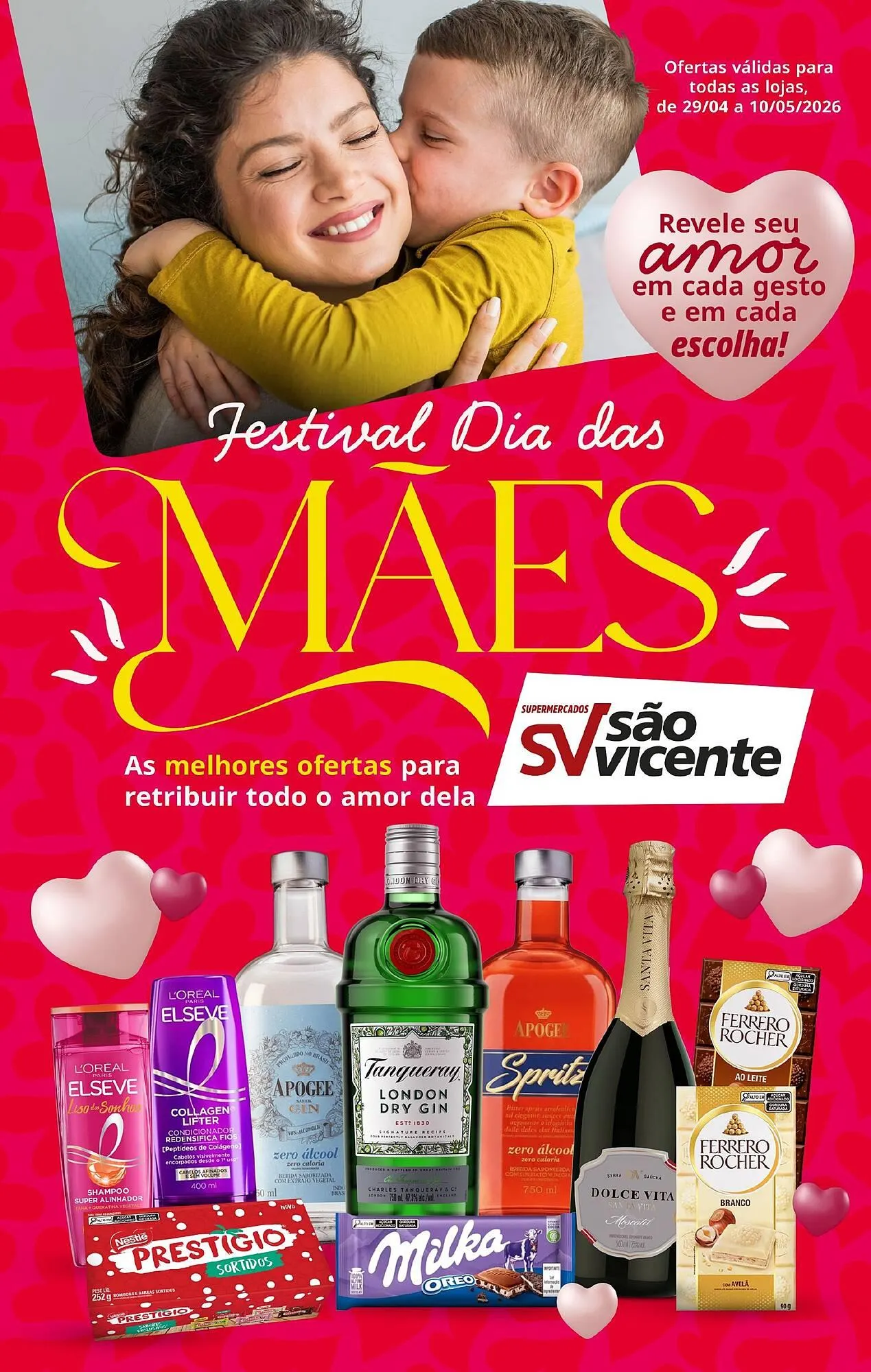 Encarte de Catálogo Supermercados São Vicente 29 de abril até 10 de maio 2026 - Pagina 1