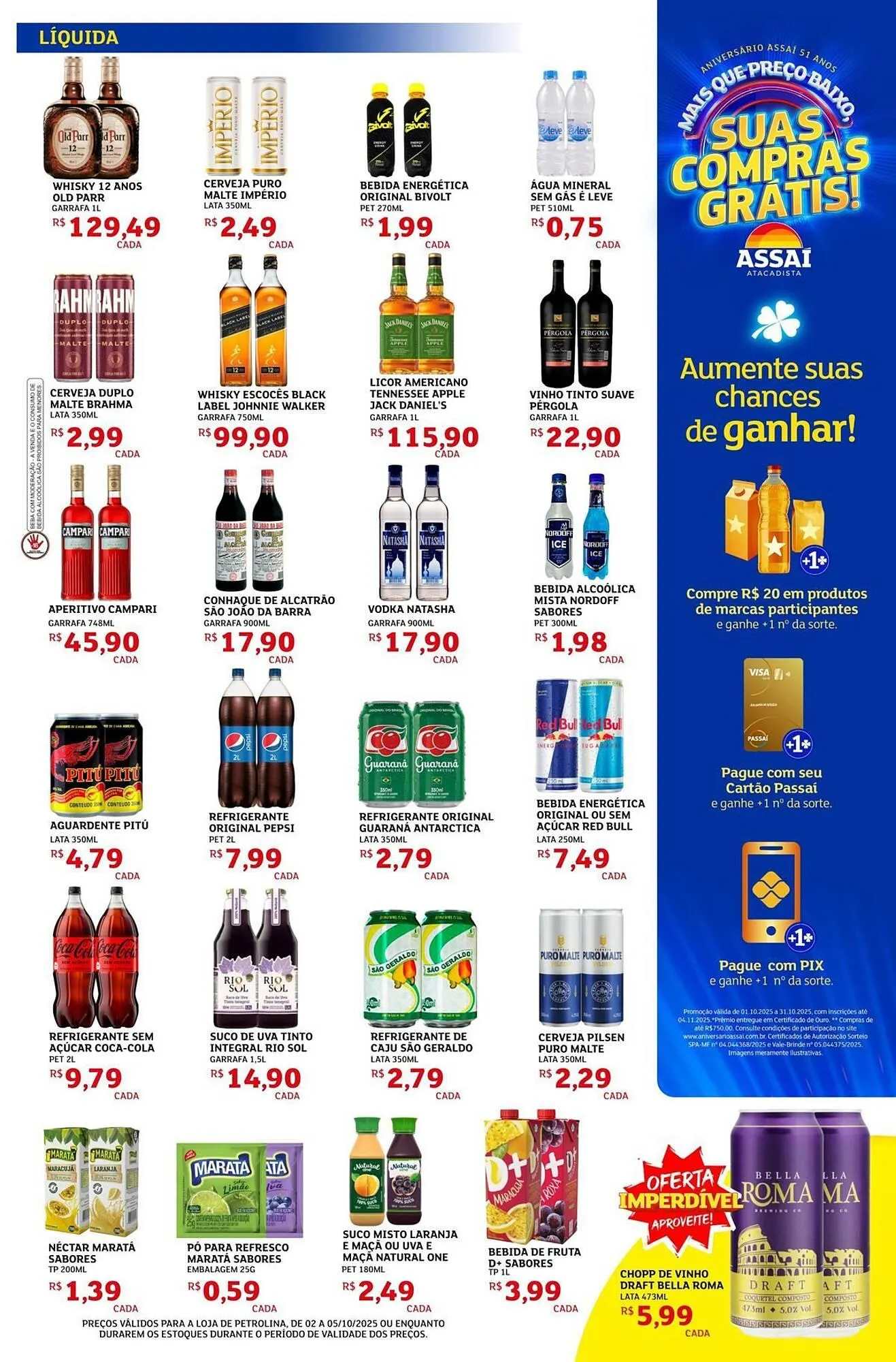 Encarte de Encarte Assaí Atacadista 2 de outubro até 5 de outubro 2025 - Pagina 5