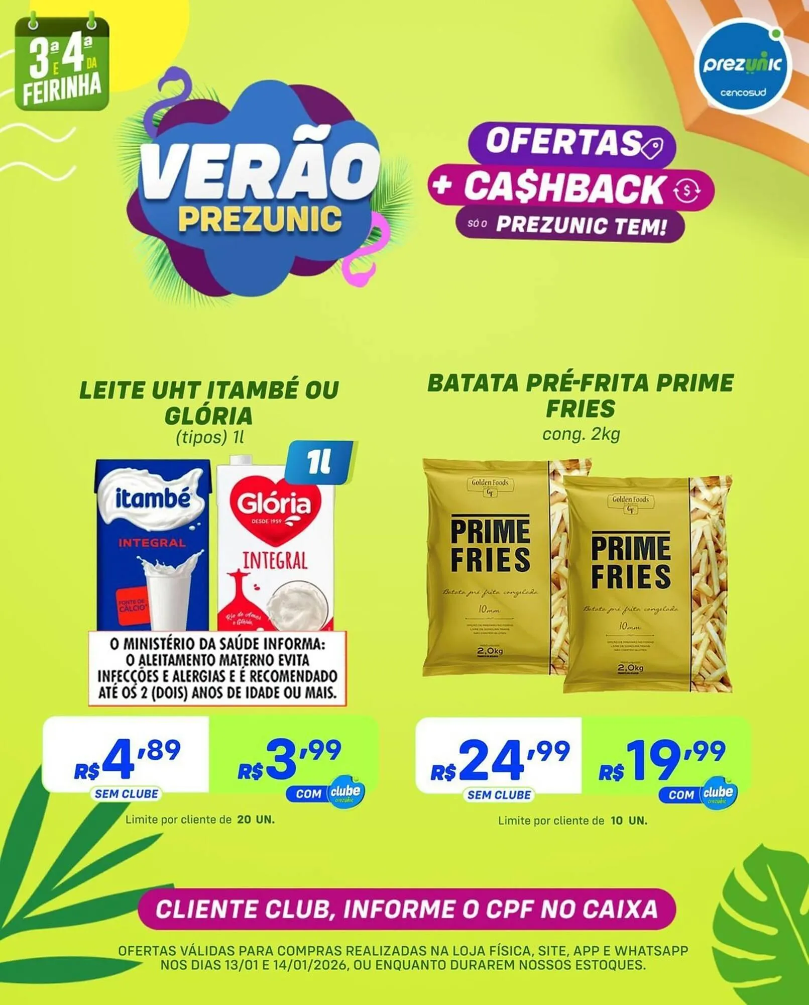 Encarte de Encarte Prezunic 13 de janeiro até 14 de janeiro 2026 - Pagina 7
