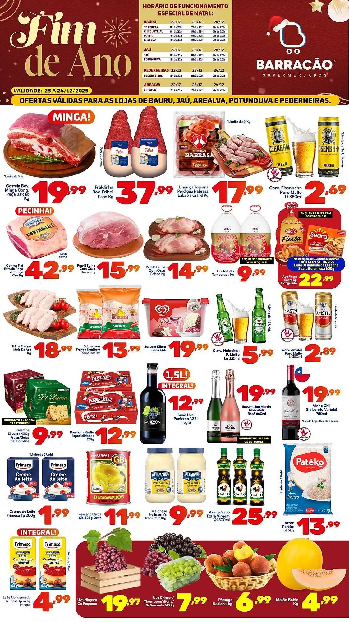 Encarte de Catálogo Barracão Supermercado 23 de dezembro até 24 de dezembro 2025 - Pagina 1