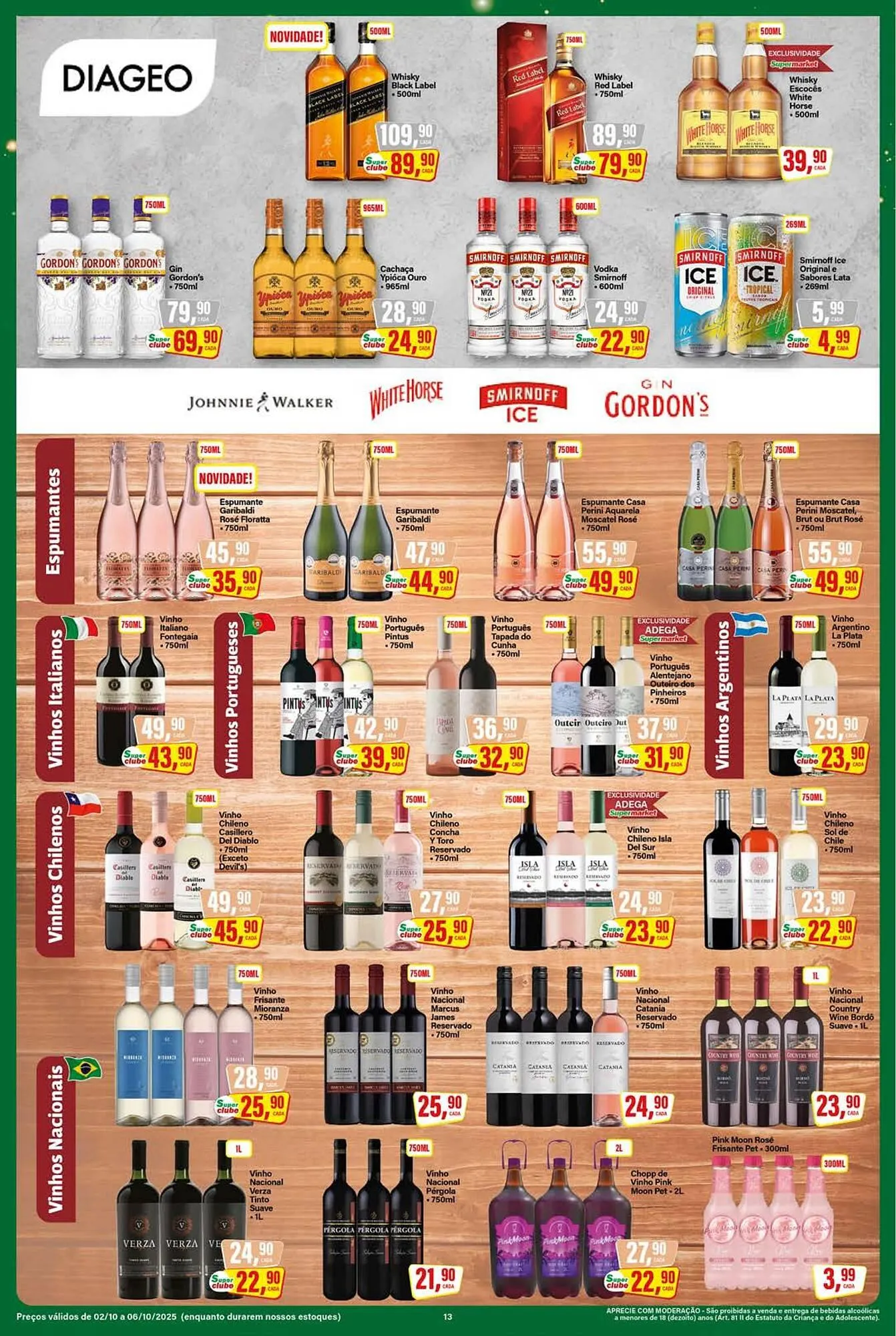 Encarte de Encarte Rede Supermarket 2 de outubro até 6 de outubro 2025 - Pagina 13