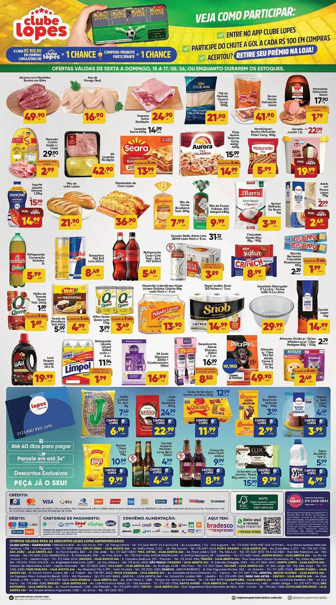 Encarte de Folheto Lopes Supermercados 15 de maio até 17 de maio 2026 - Pagina 2