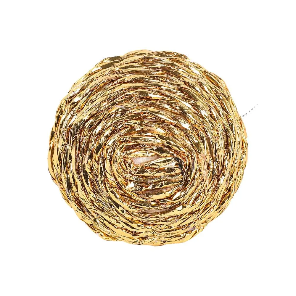 Bola de Natal Cordão Dourada Le 6cm