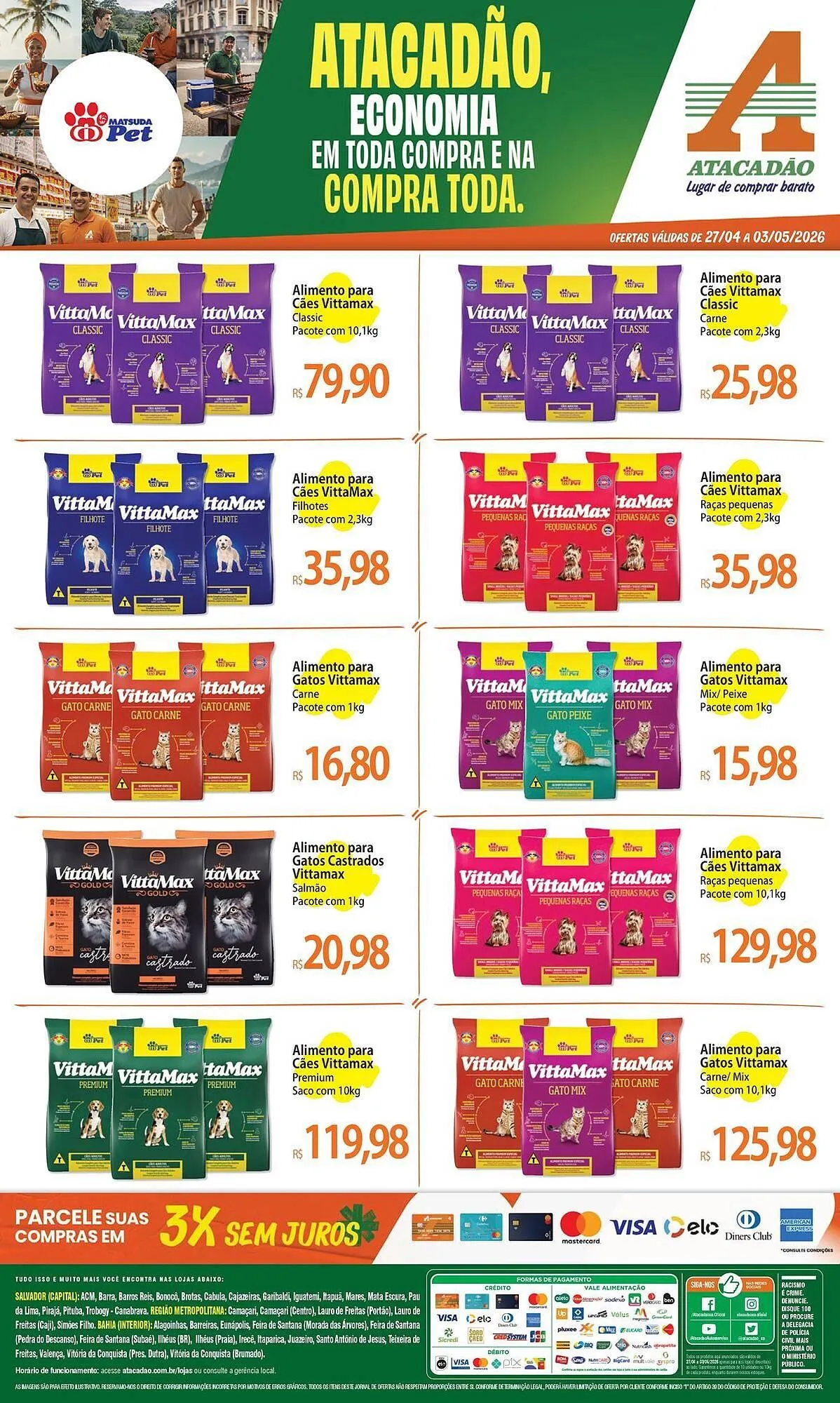Encarte de Folheto Atacadão 27 de abril até 3 de maio 2026 - Pagina 1
