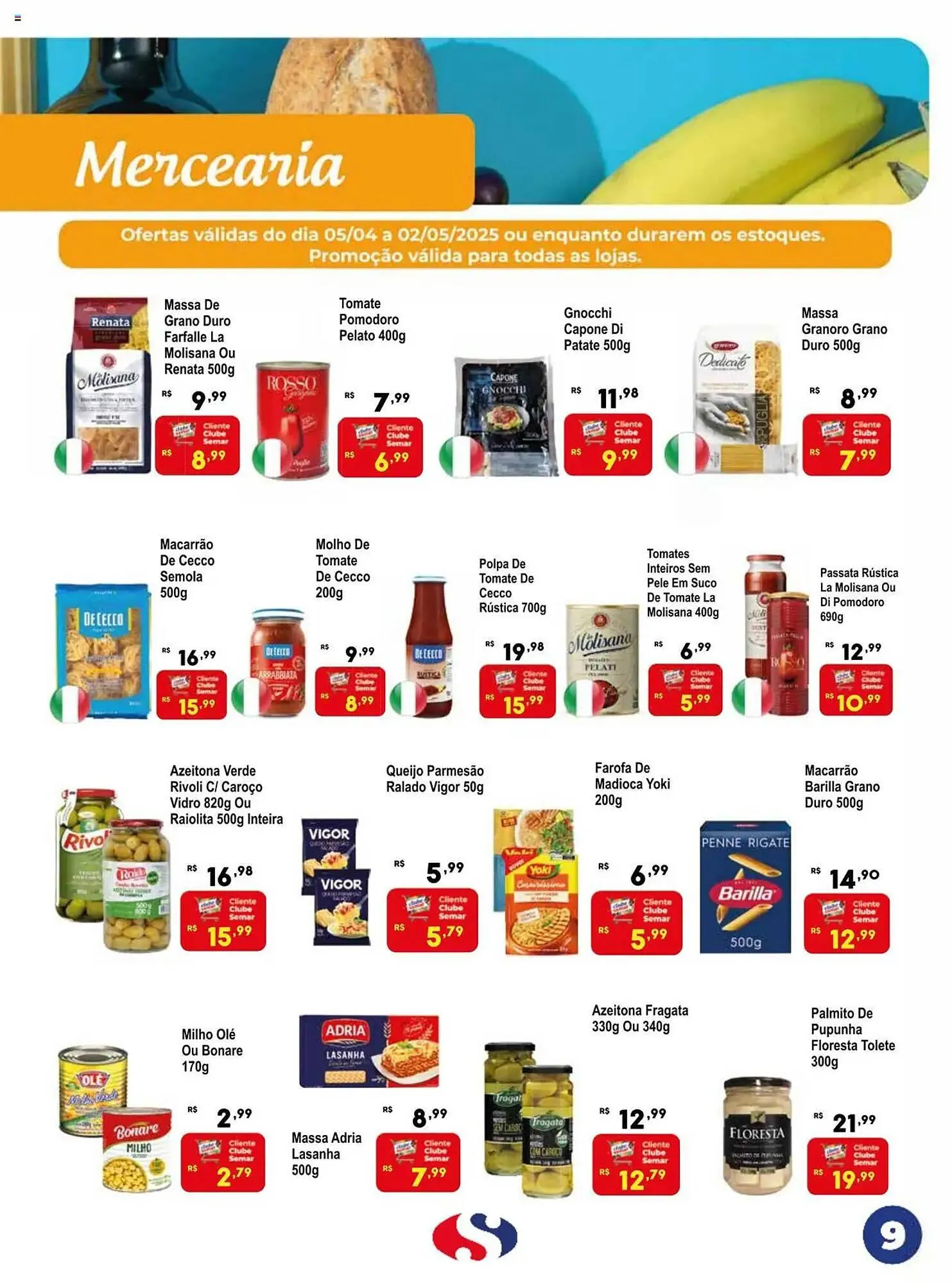 Encarte de Catálogo Semar Supermercado 5 de abril até 2 de maio 2025 - Pagina 9