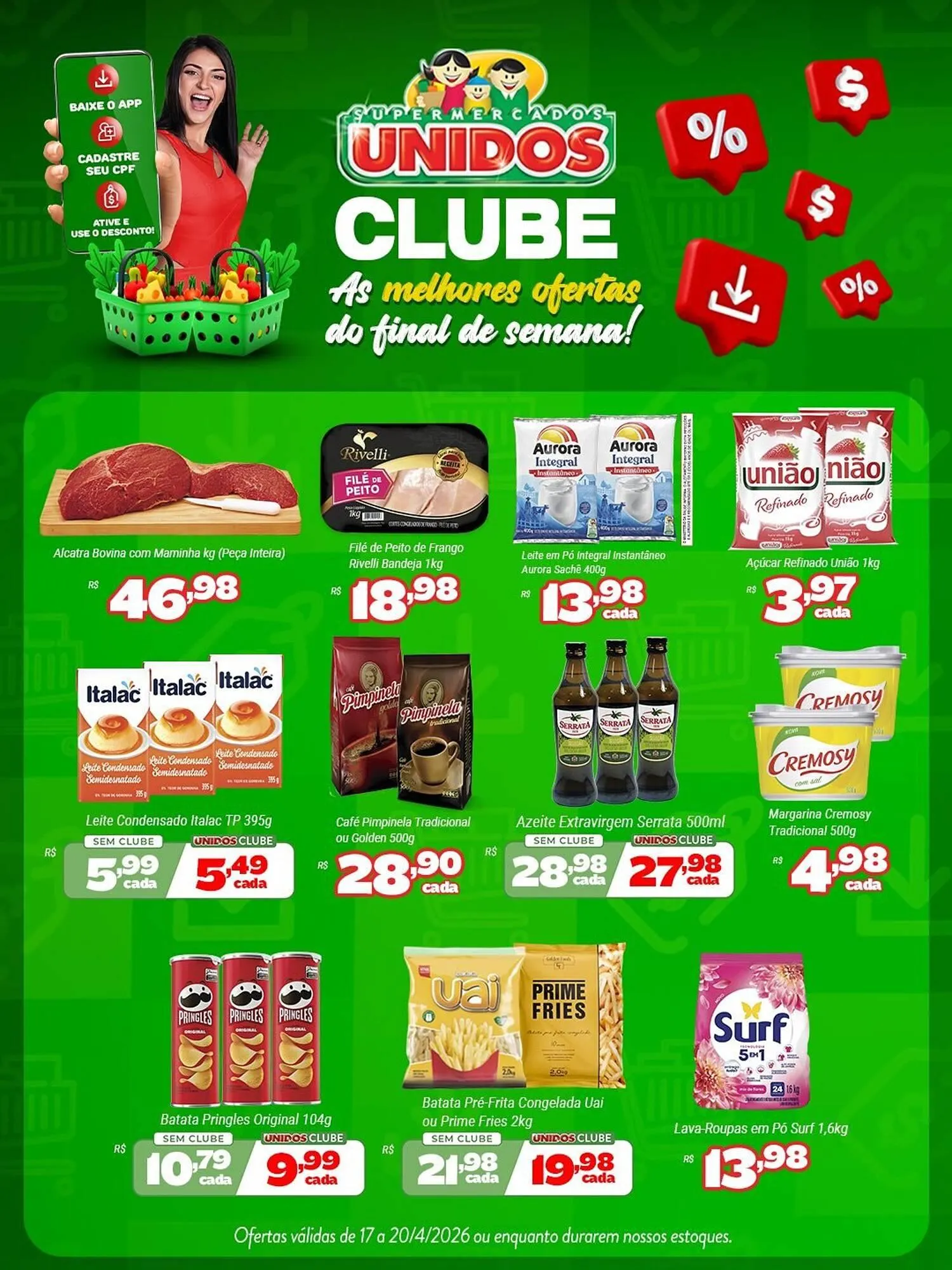 Encarte de Encarte Supermercados Unidos 17 de abril até 20 de abril 2026 - Pagina 1