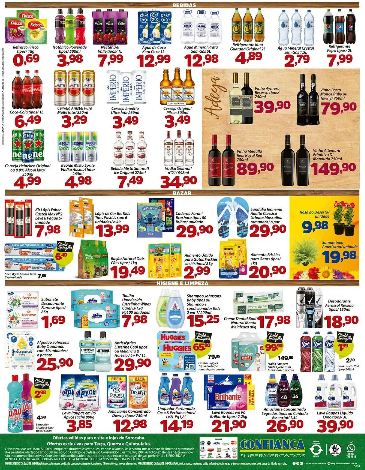 Encarte de Catálogo Confiança Supermercados 13 de janeiro até 15 de janeiro 2026 - Pagina 4