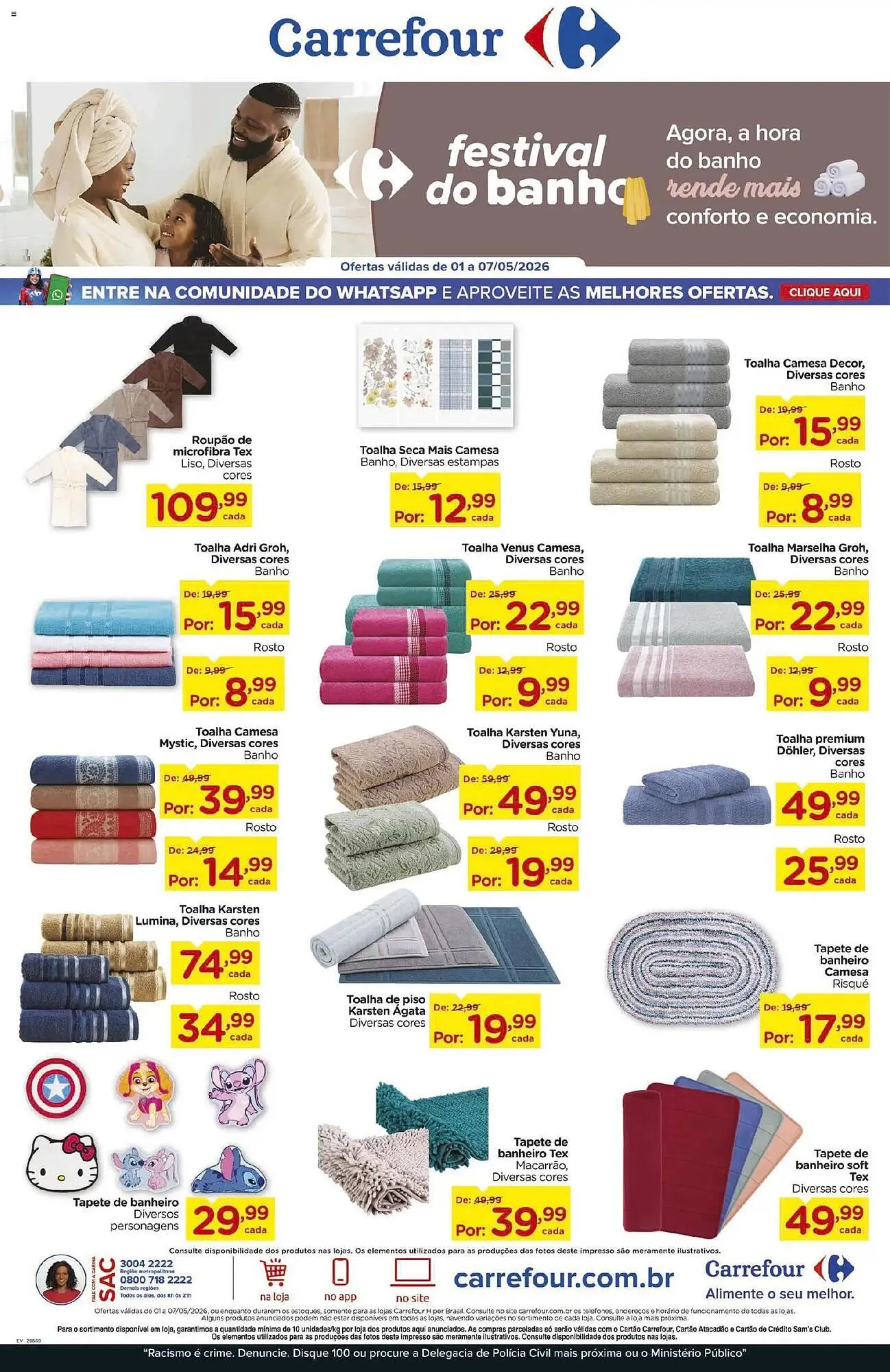 Encarte de Folheto Carrefour 1 de maio até 8 de maio 2026 - Pagina 1