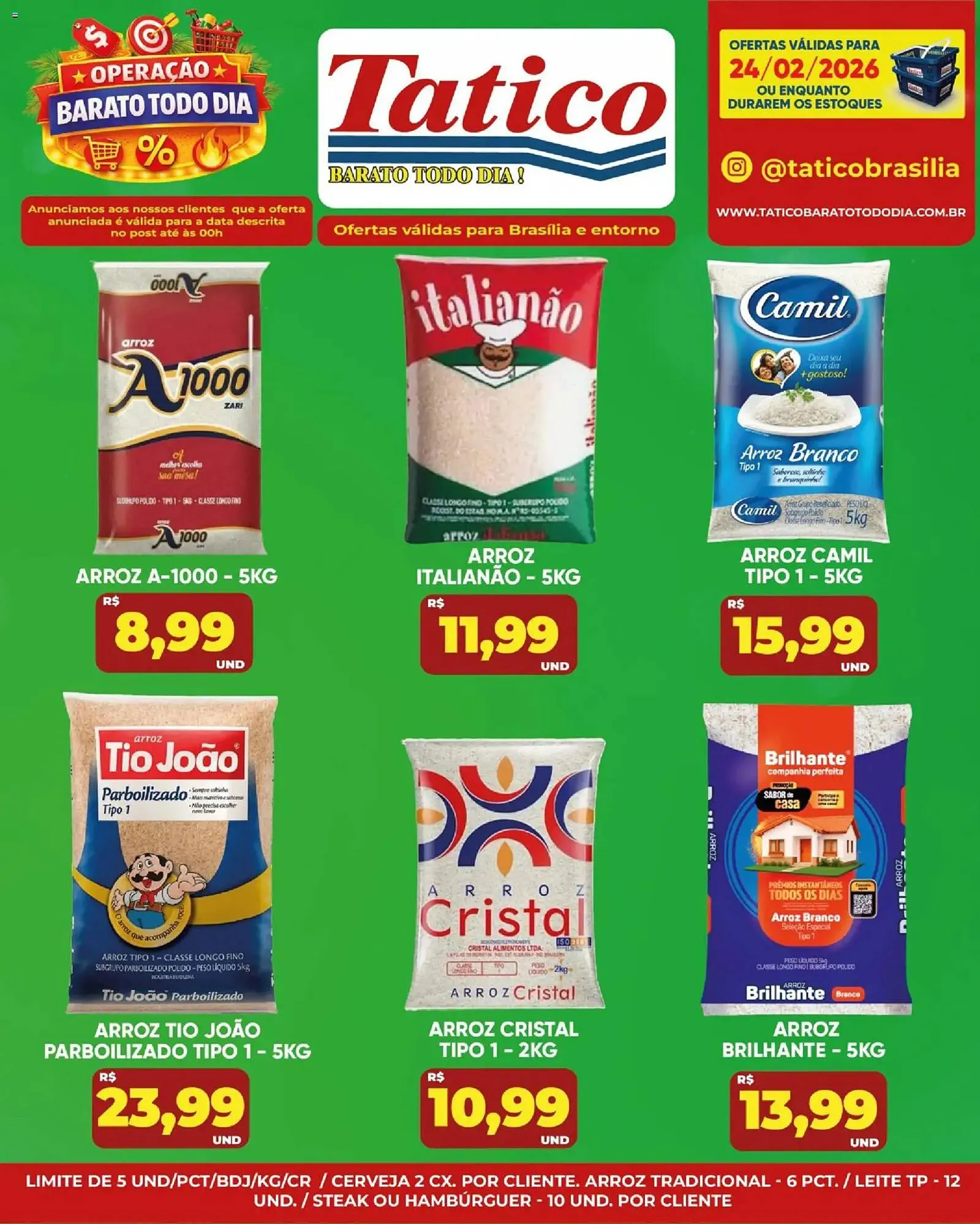 Encarte de Tabloide Tatico 24 de fevereiro até 24 de fevereiro 2026 - Pagina 1