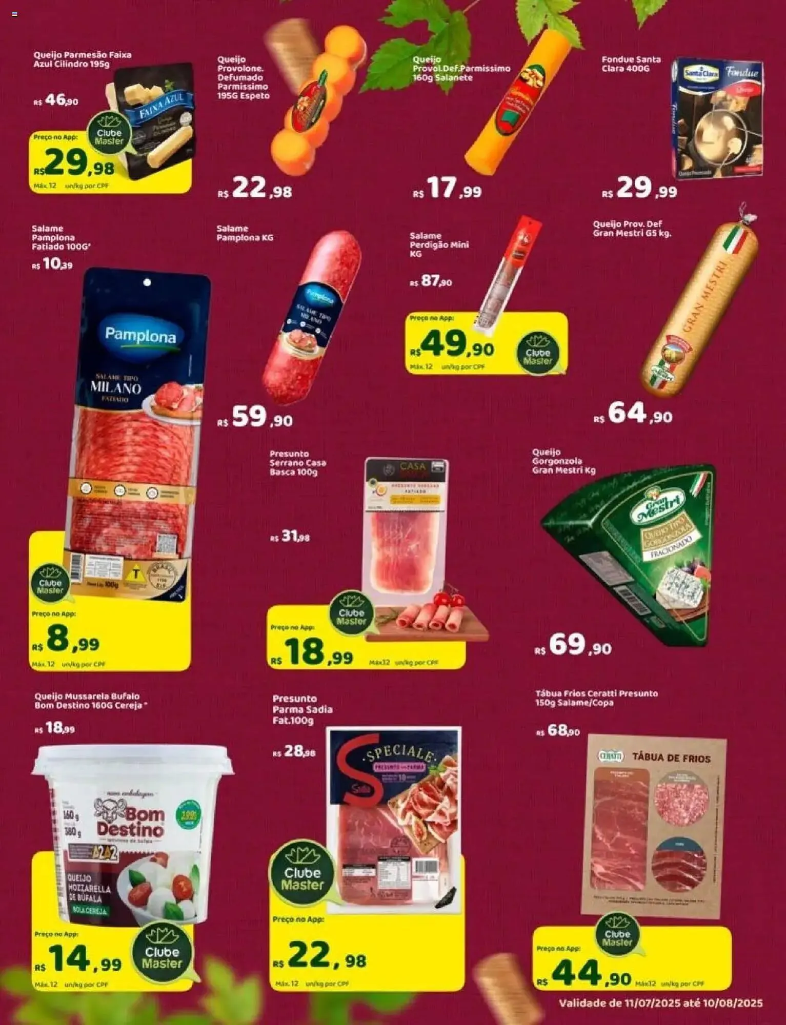 Encarte de Catálogo Master Supermercados 11 de julho até 11 de agosto 2025 - Pagina 16