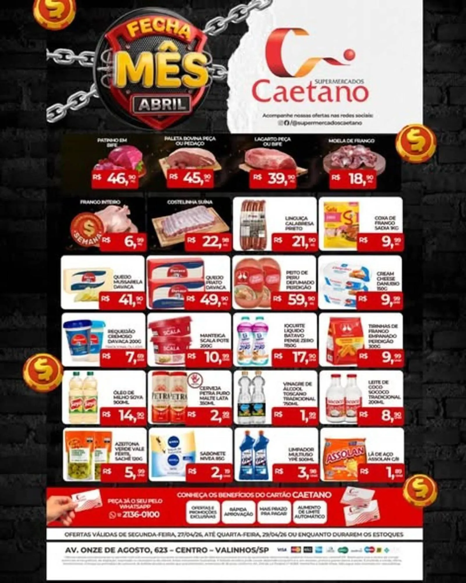 Encarte de Catálogo Supermercados Caetano 27 de abril até 29 de abril 2026 - Pagina 3