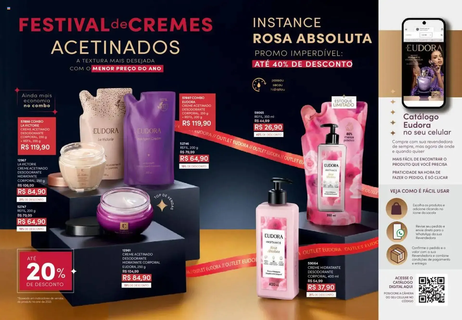 Encarte de Catálogo Eudora 6 de agosto até 27 de agosto 2025 - Pagina 52