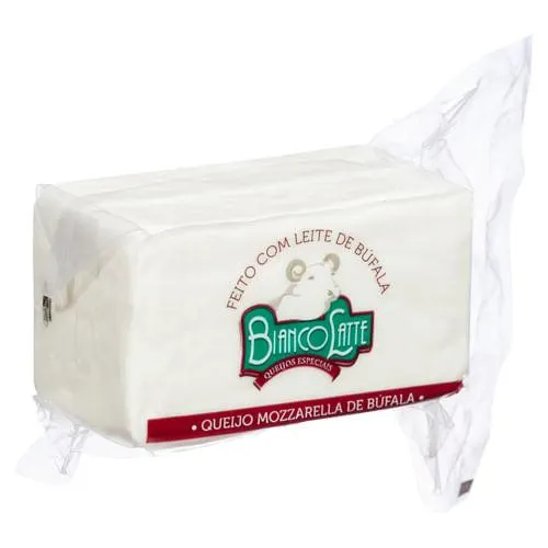 Queijo Muçarela De Búfala Extra Fino Bianco Latte Kg