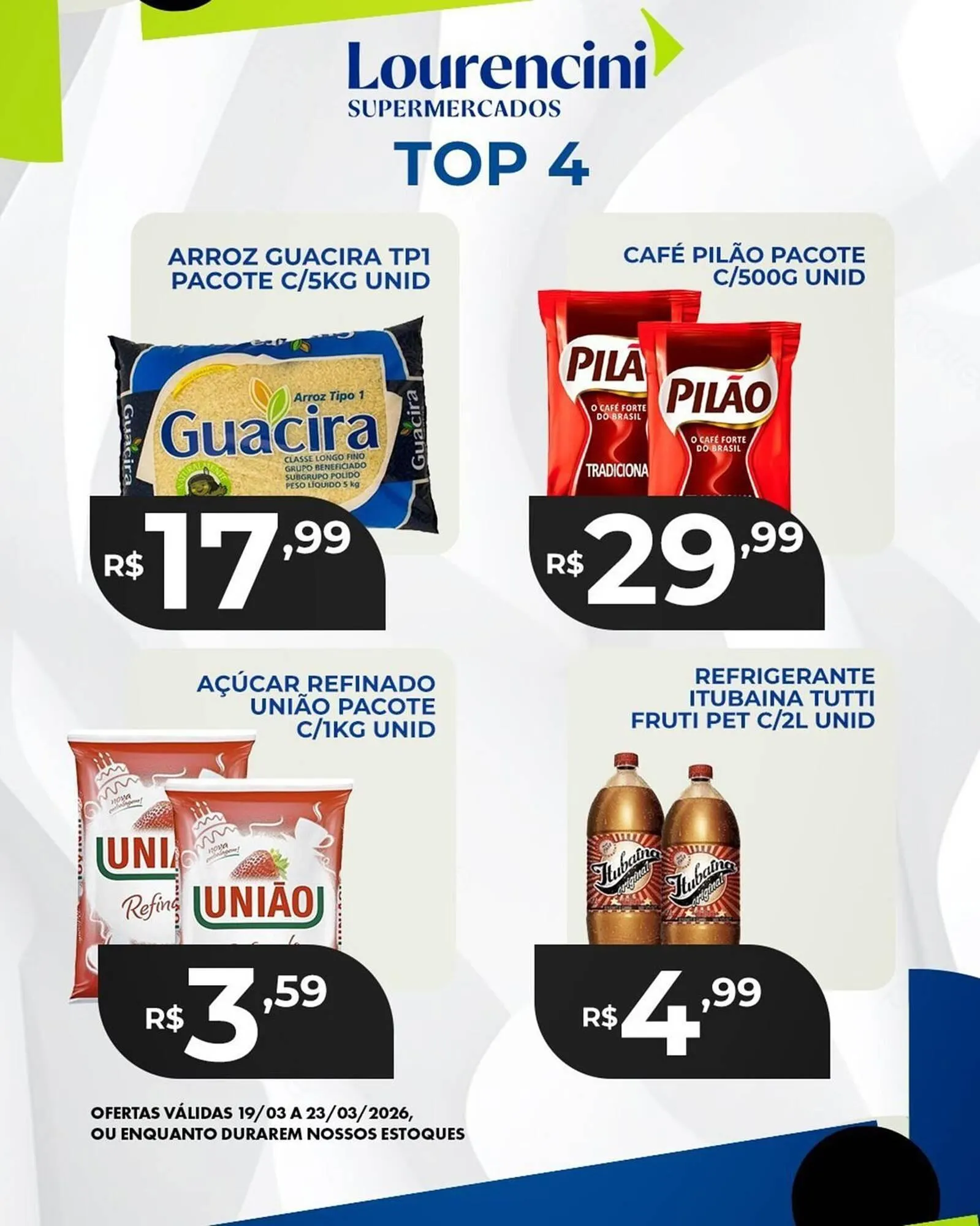 Encarte de Catálogo Lourencini Supermercados 19 de março até 23 de março 2026 - Pagina 2