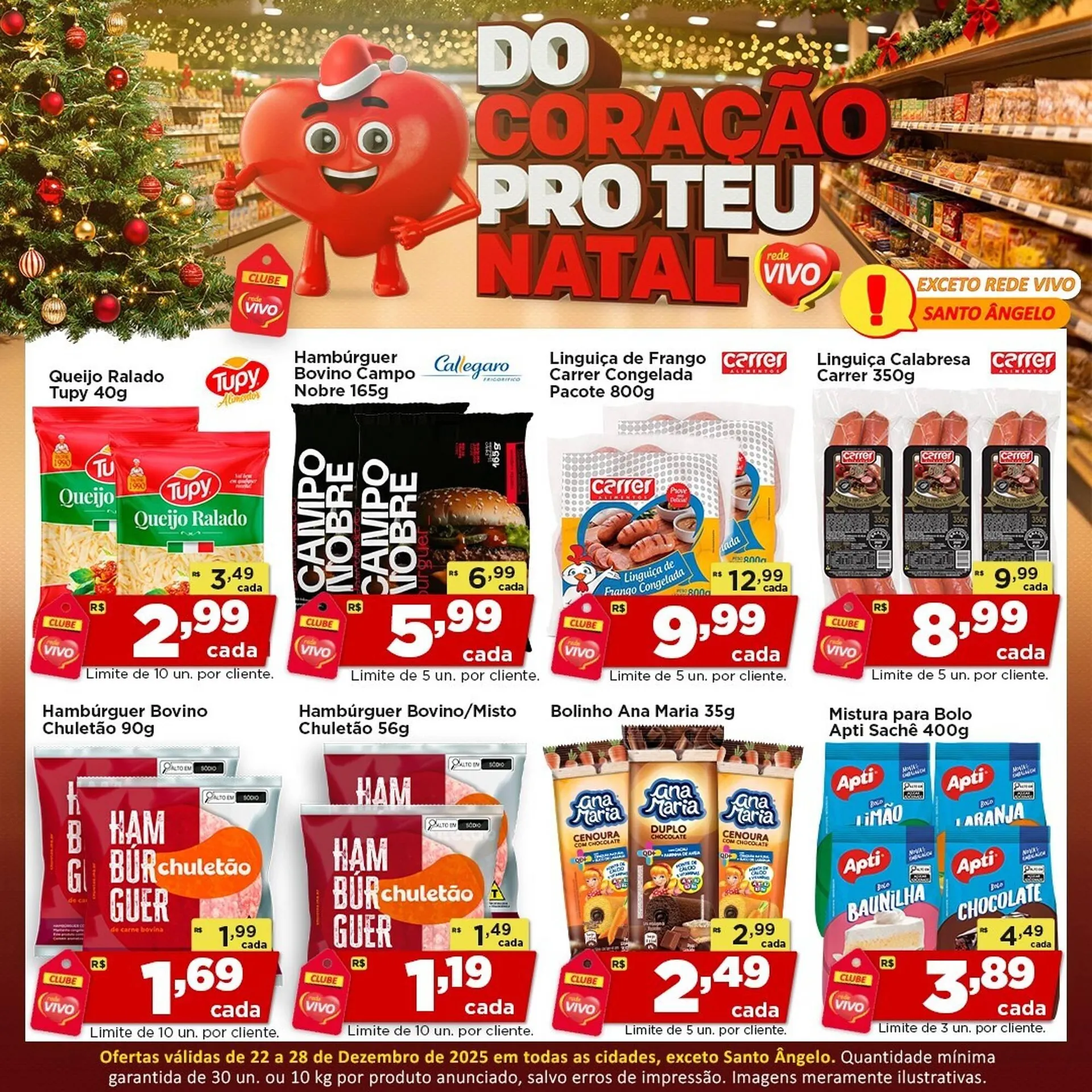 Encarte de Encarte Rede Vivo 22 de dezembro até 28 de dezembro 2025 - Pagina 1