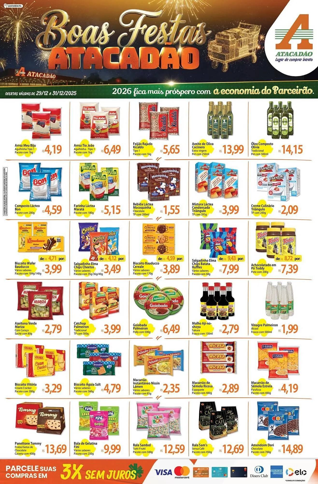 Encarte de Folheto Atacadão 30 de dezembro até 31 de dezembro 2025 - Pagina 1
