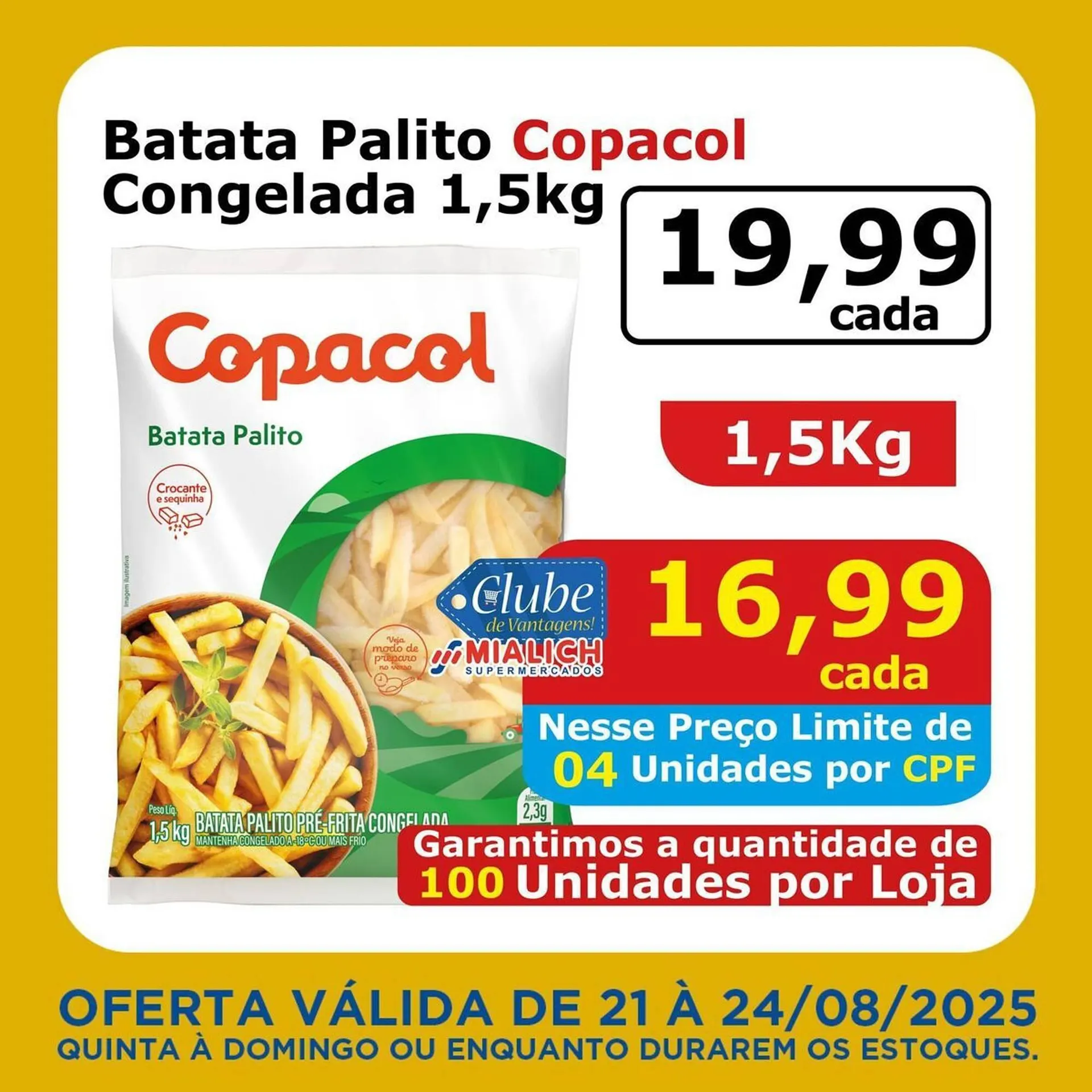 Encarte de Catálogo Mialich Supermercados 21 de agosto até 24 de agosto 2025 - Pagina 2