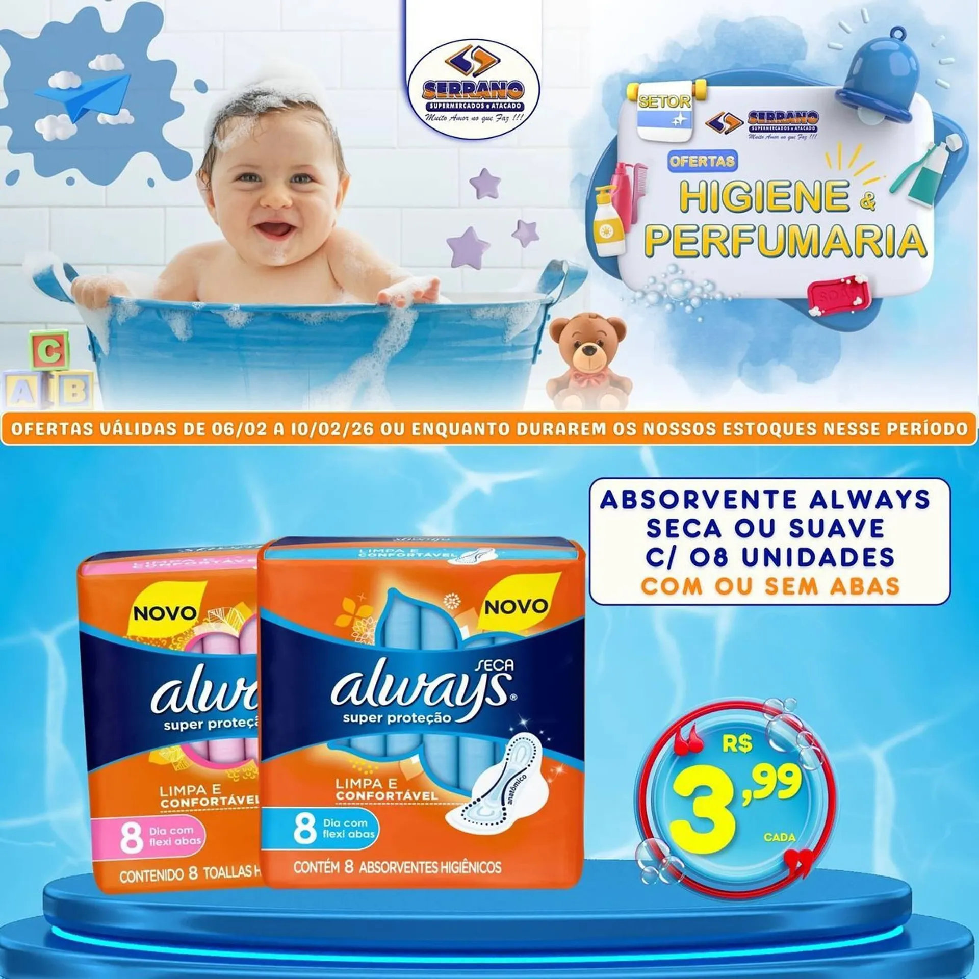 Encarte de Catálogo Serrano Supermercado 6 de fevereiro até 10 de fevereiro 2026 - Pagina 3