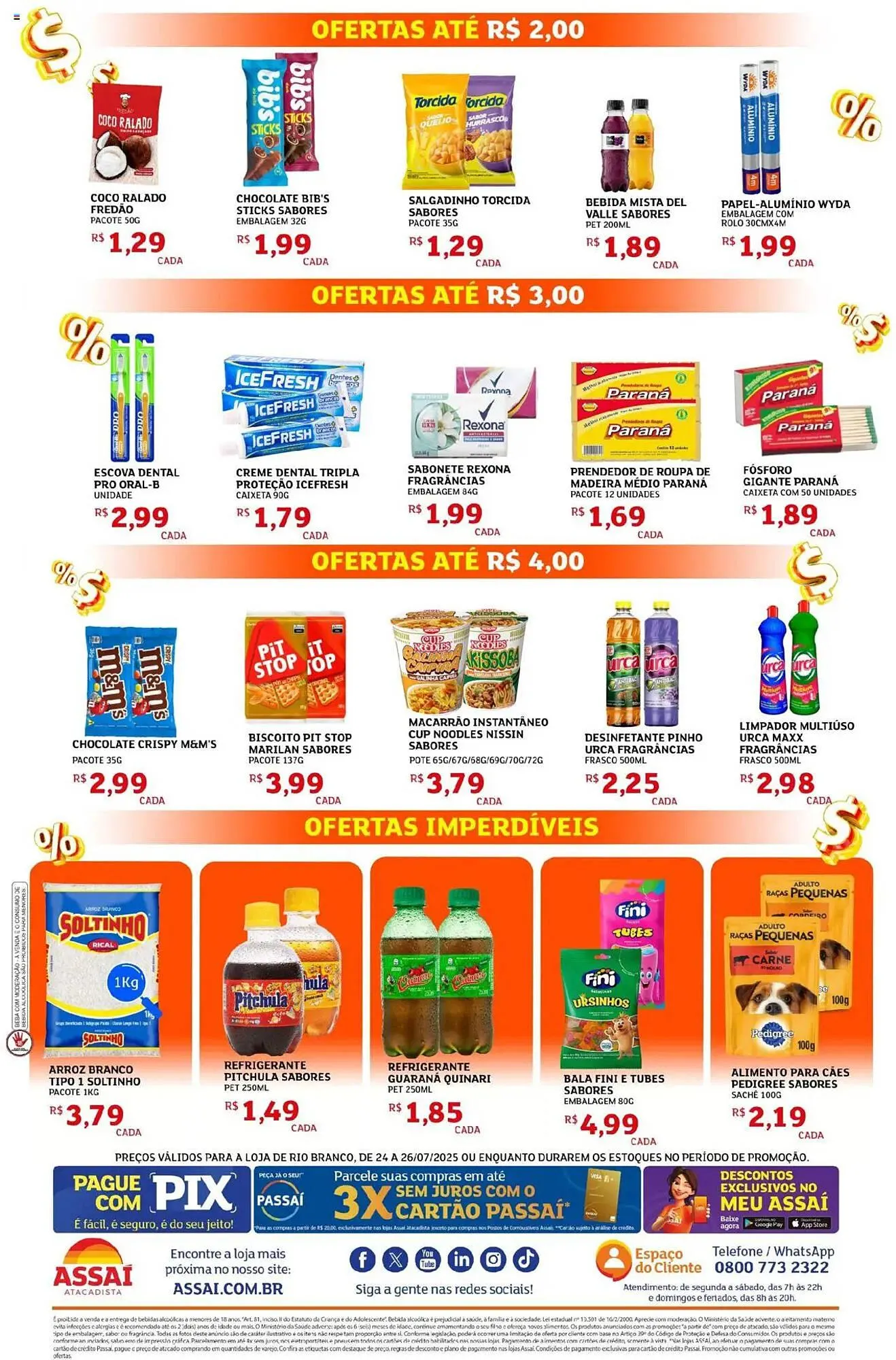 Encarte de Catálogo Assaí Atacadista 24 de julho até 26 de julho 2025 - Pagina 2