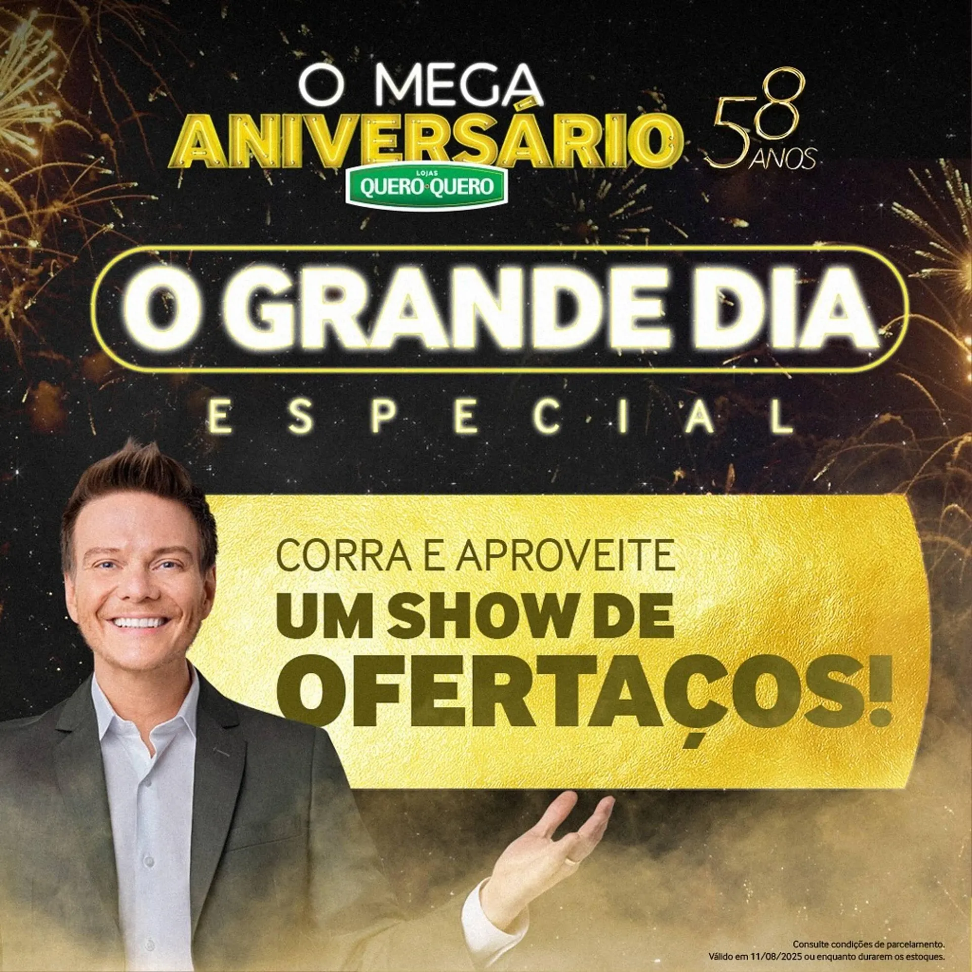 Encarte de Catálogo Quero Quero 11 de agosto até 12 de agosto 2025 - Pagina 1