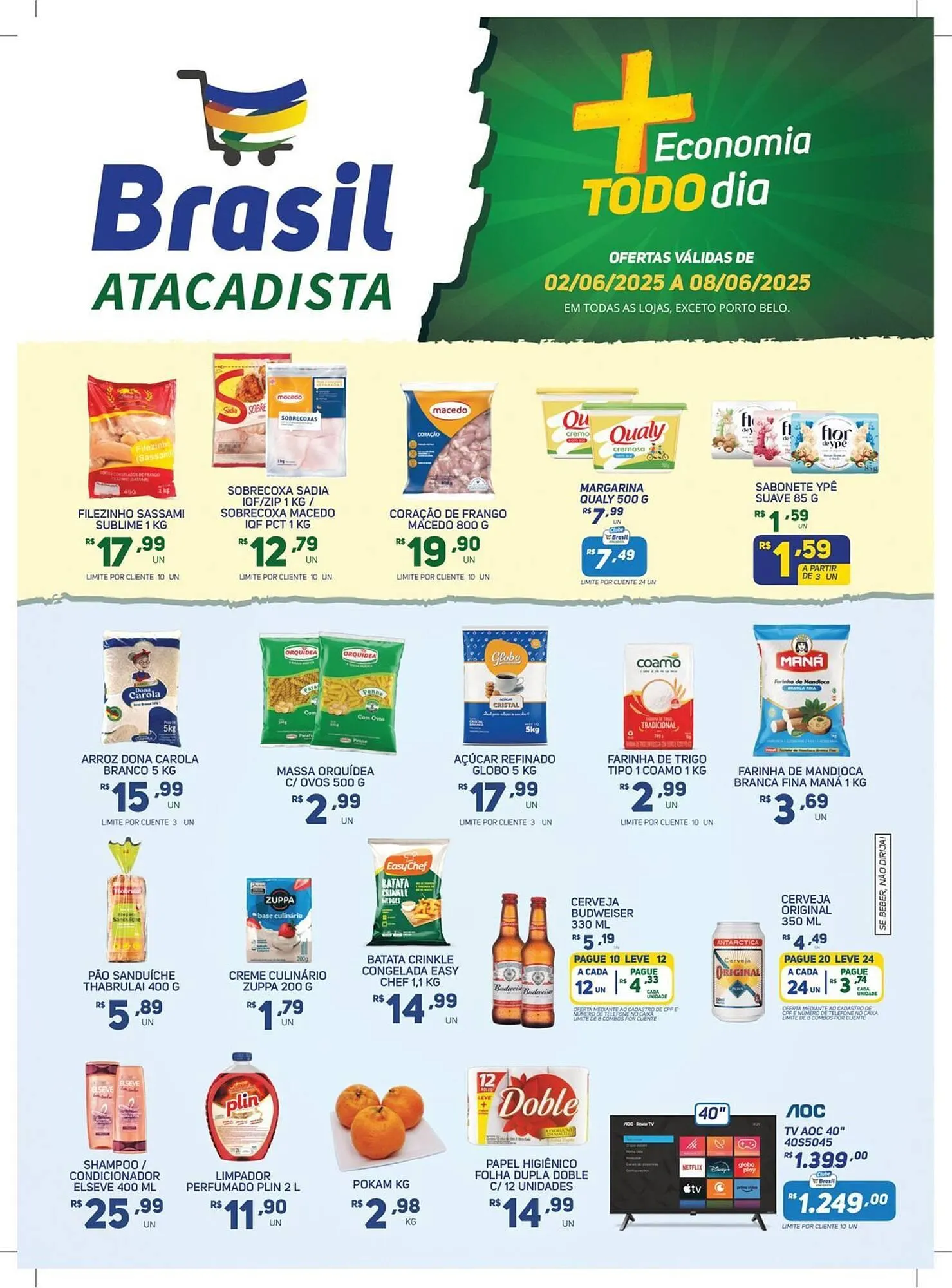Encarte de Catálogo Brasil Atacadista 4 de junho até 8 de junho 2025 - Pagina 1
