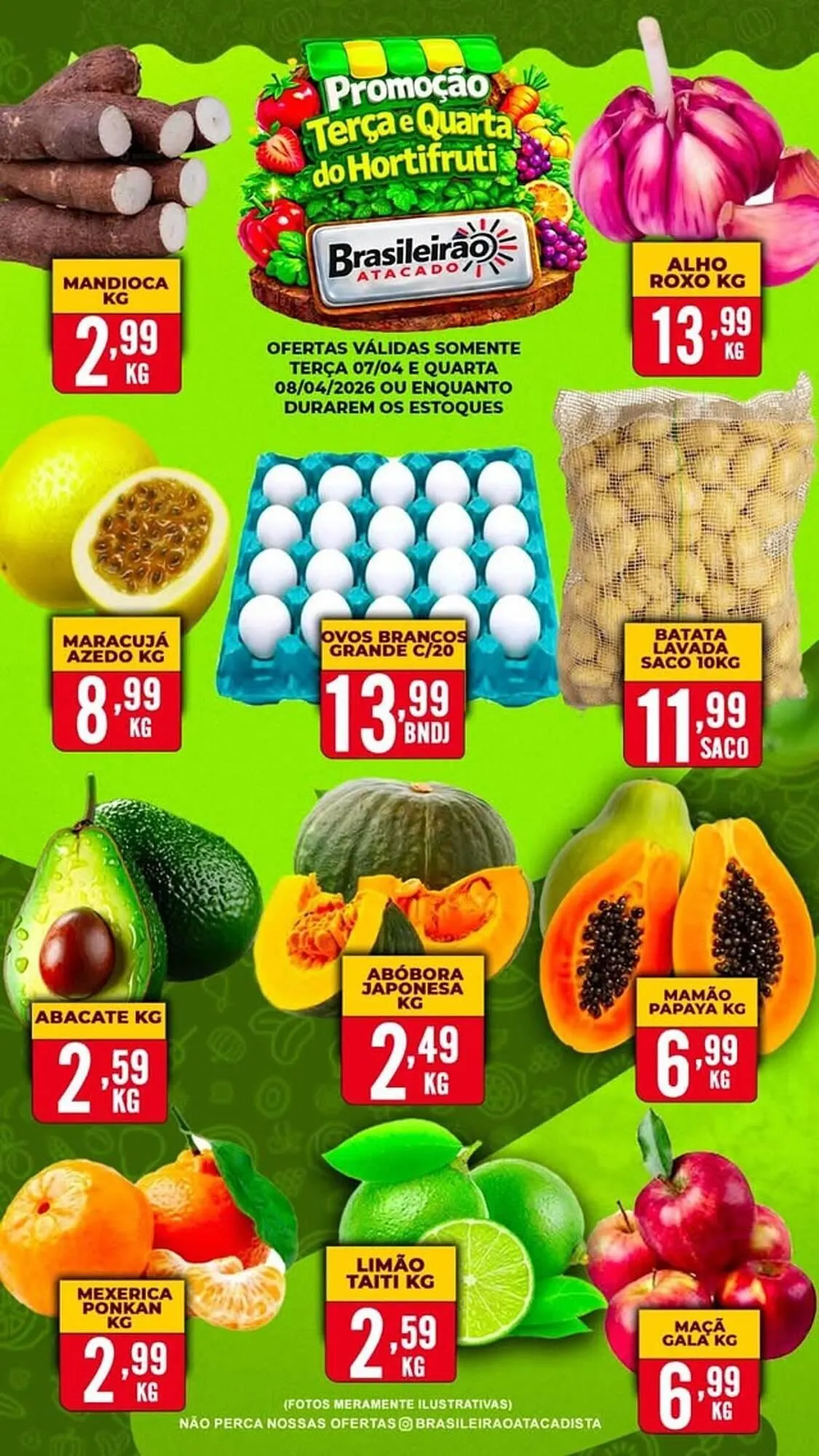 Encarte de Folheto Brasileirão Atacado 7 de abril até 8 de abril 2026 - Pagina 1