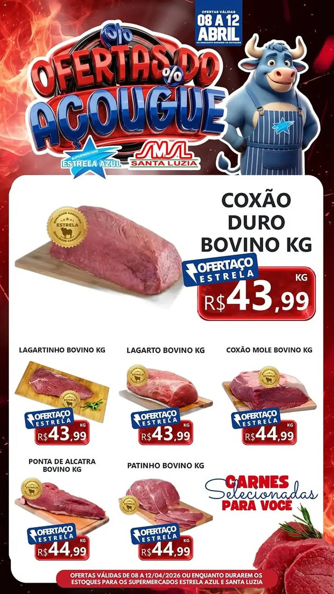 Encarte de Folheto Supermercado Estrela Azul 8 de abril até 13 de abril 2026 - Pagina 2