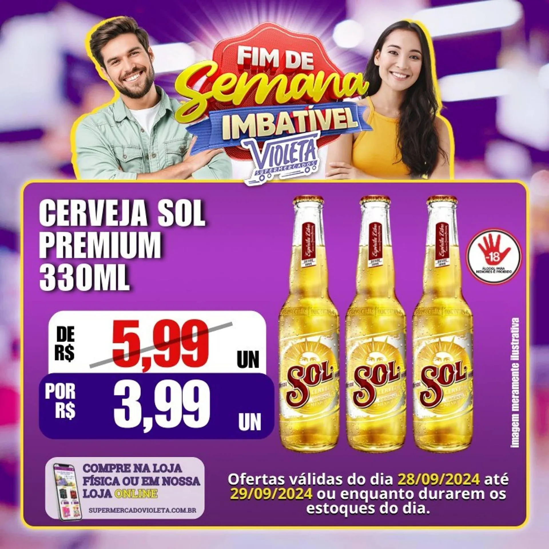 Encarte de Catálogo Violeta Supermercados 28 de setembro até 29 de setembro 2024 - Pagina 2