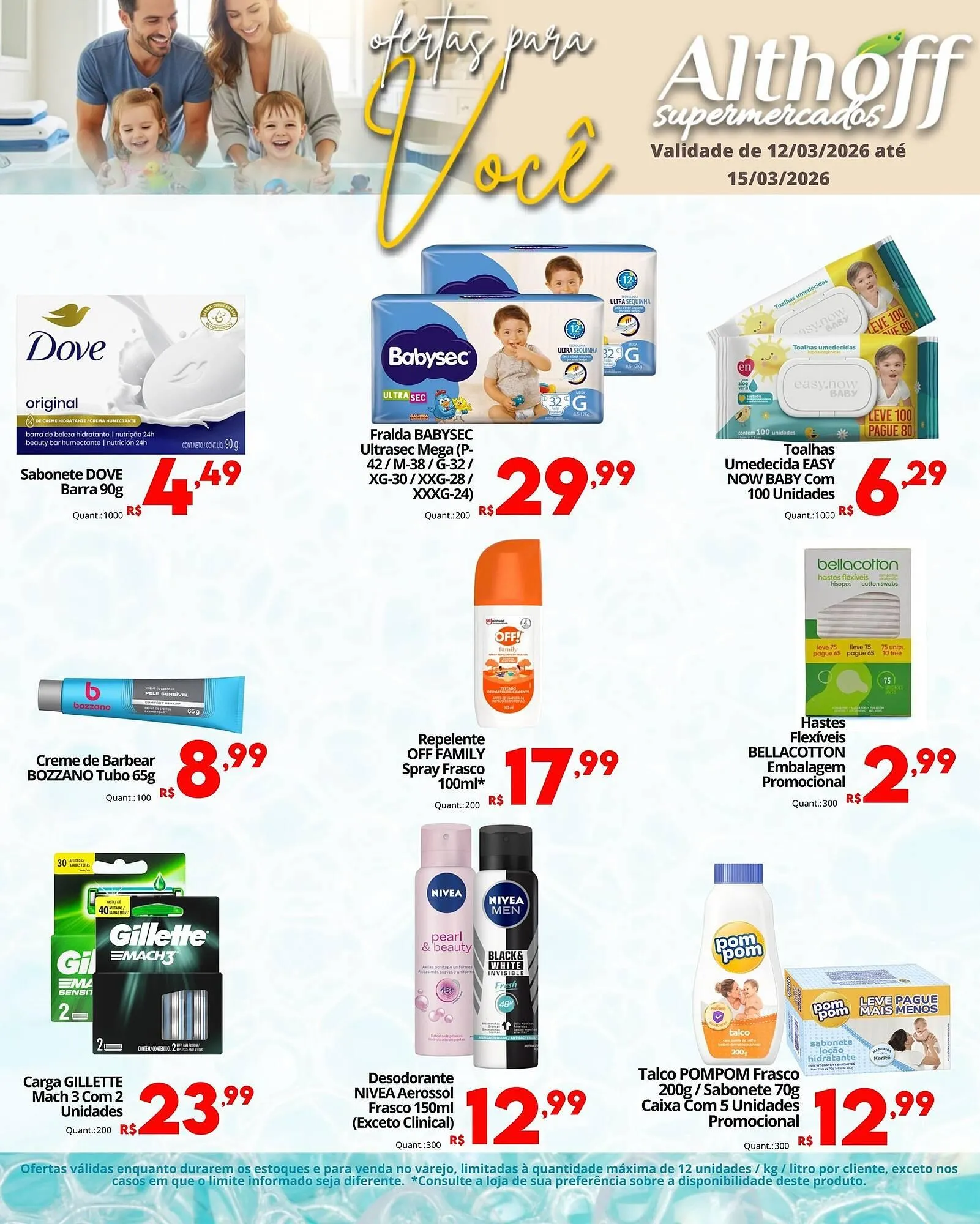 Encarte de Encarte Althoff Supermercados 12 de março até 15 de março 2026 - Pagina 3