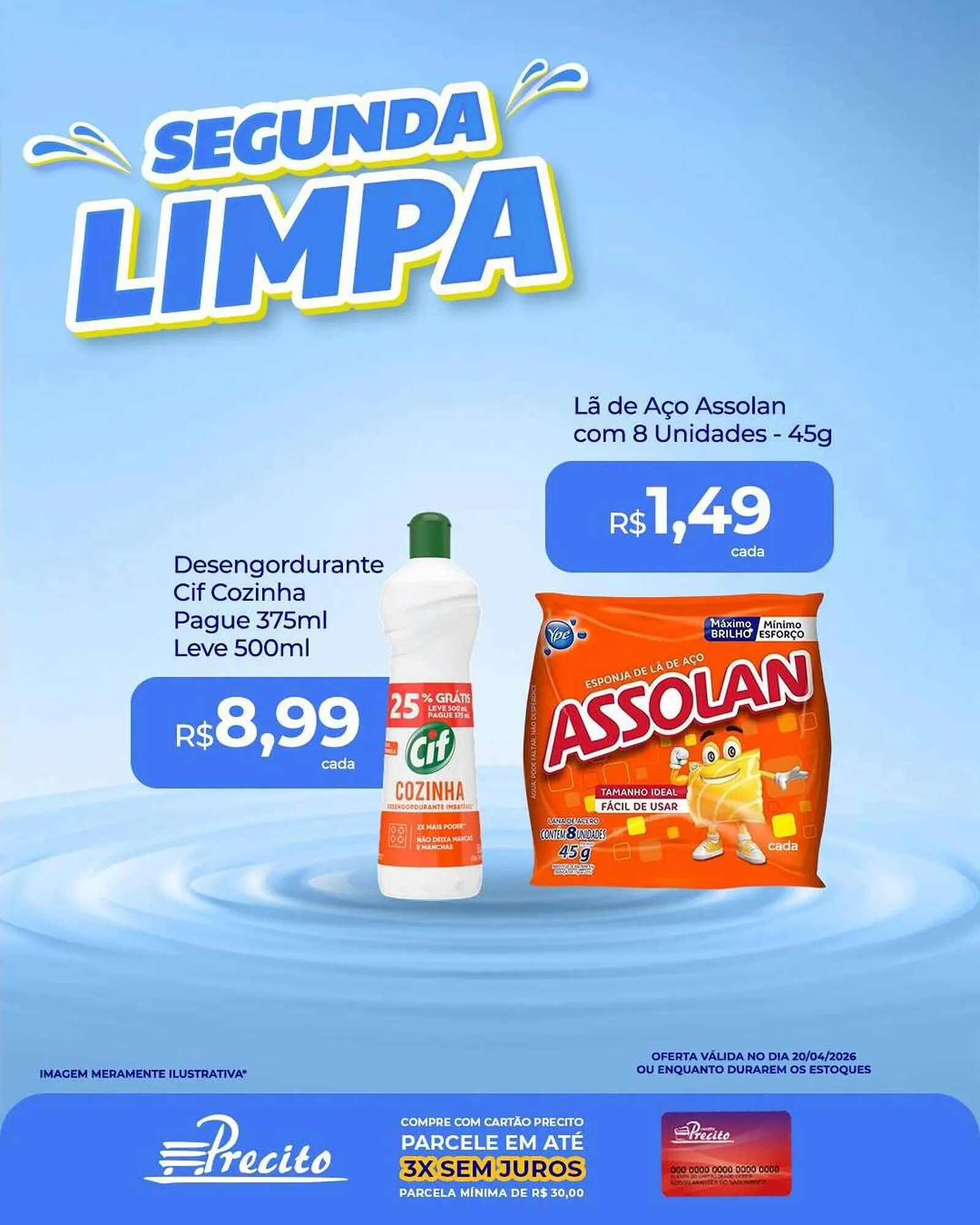 Encarte de Catálogo Supermercado Precito 20 de abril até 20 de abril 2026 - Pagina 1
