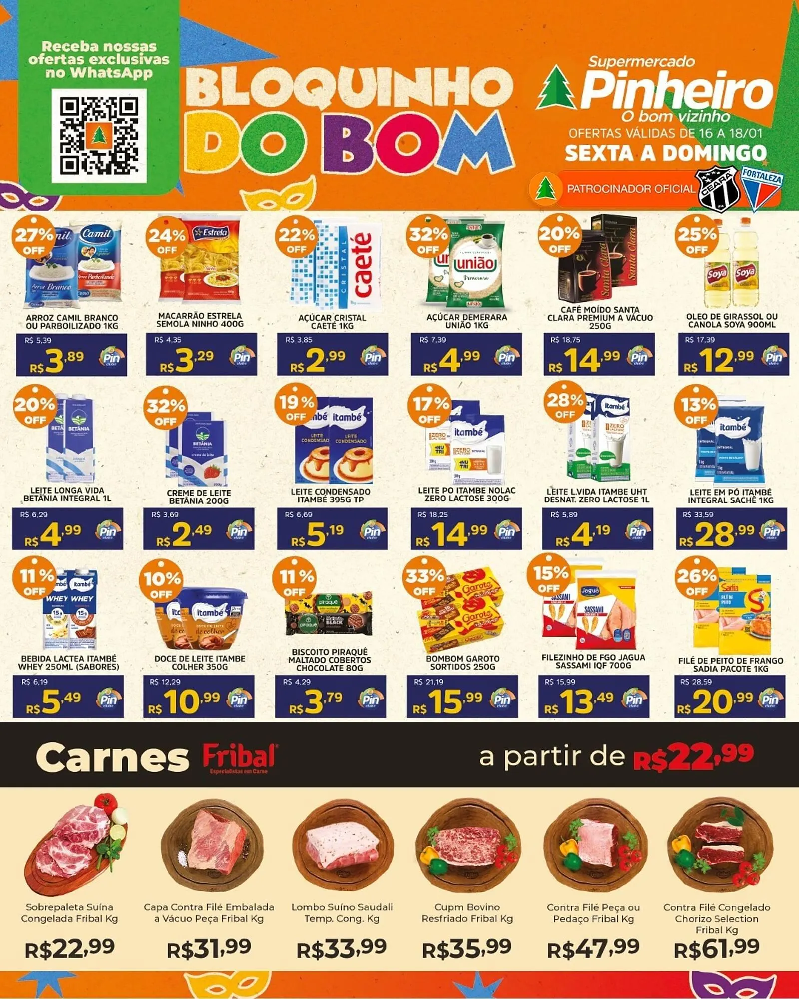 Encarte de Encarte Pinheiro Supermercado 16 de janeiro até 18 de janeiro 2026 - Pagina 2