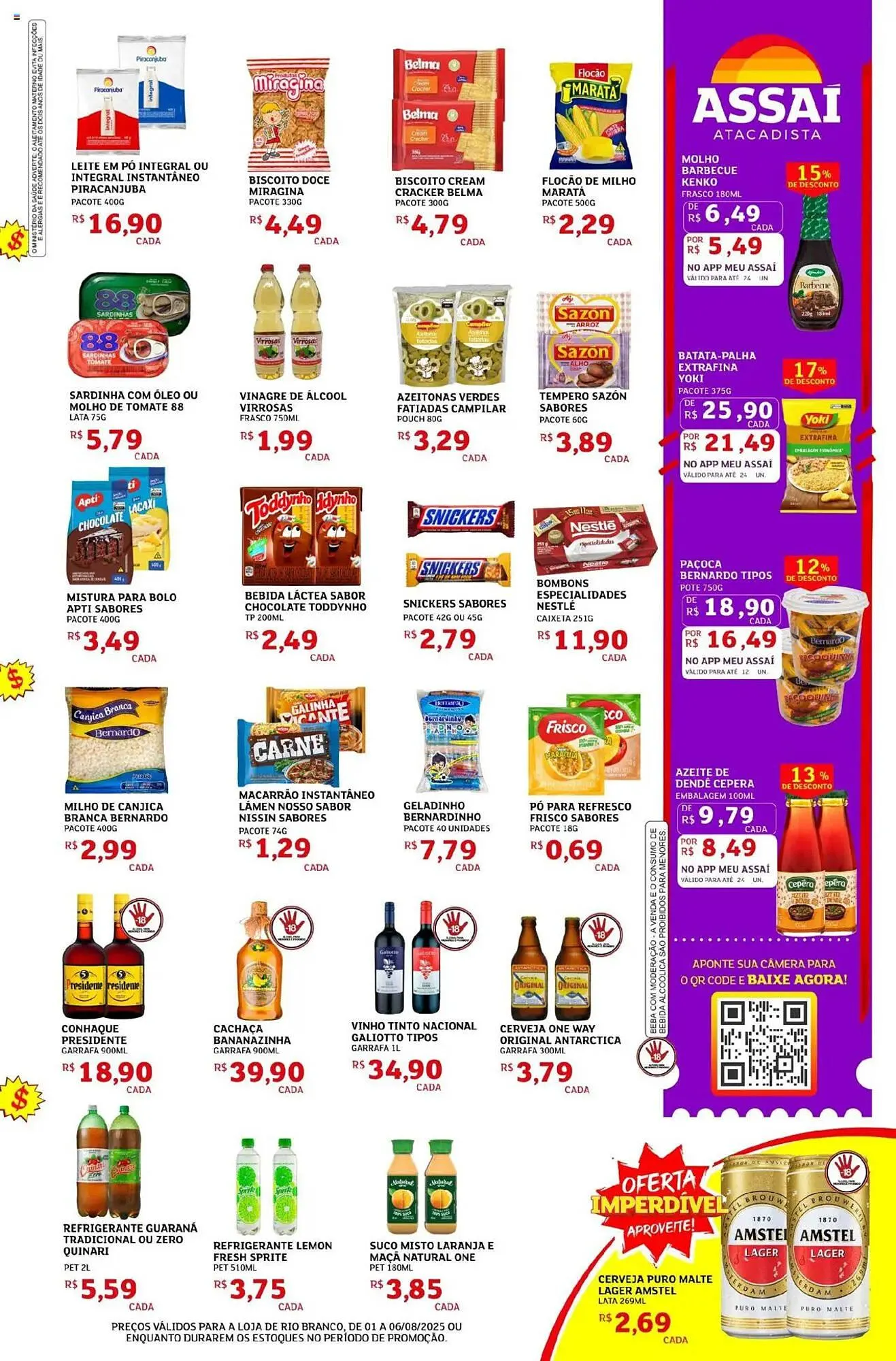 Encarte de Catálogo Assaí Atacadista 1 de agosto até 6 de agosto 2025 - Pagina 3