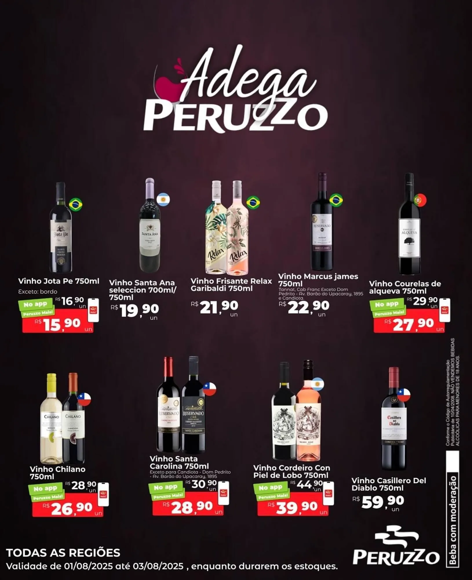 Encarte de Catálogo Peruzzo 1 de agosto até 3 de agosto 2025 - Pagina 1