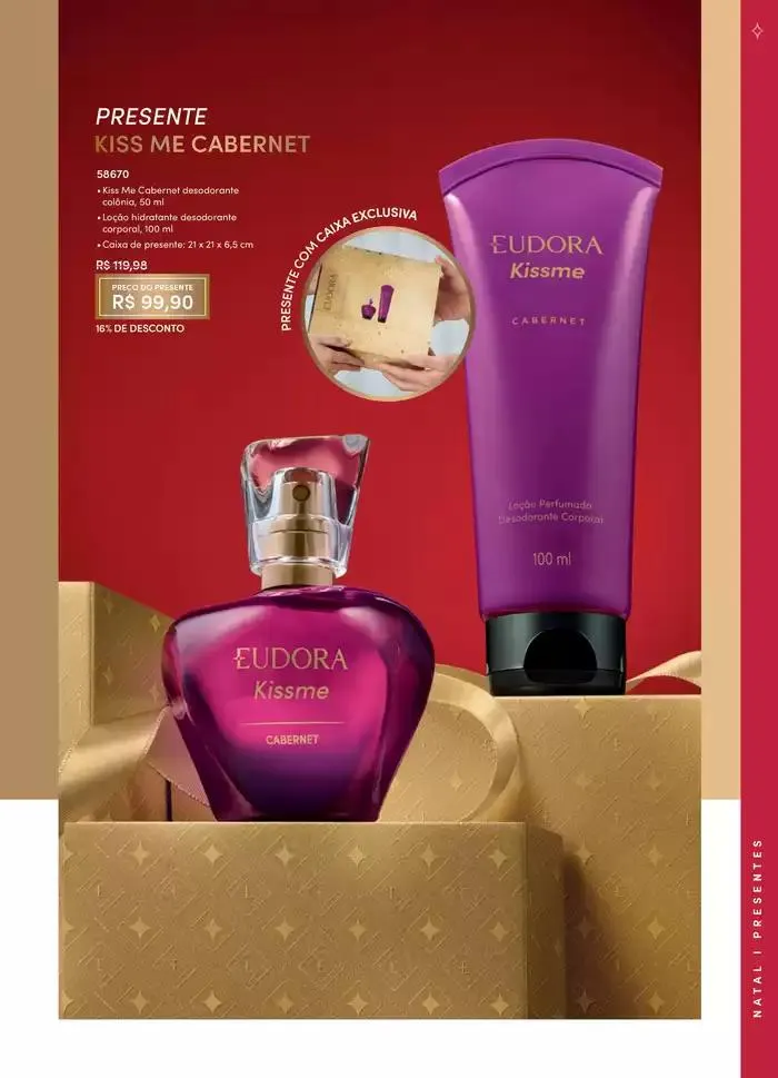 Encarte de Natal Eudora 31 de outubro até 30 de novembro 2024 - Pagina 19