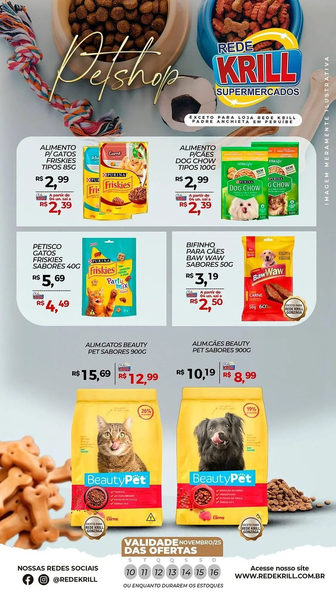Encarte de Folheto Rede Krill 10 de novembro até 16 de novembro 2025 - Pagina 1