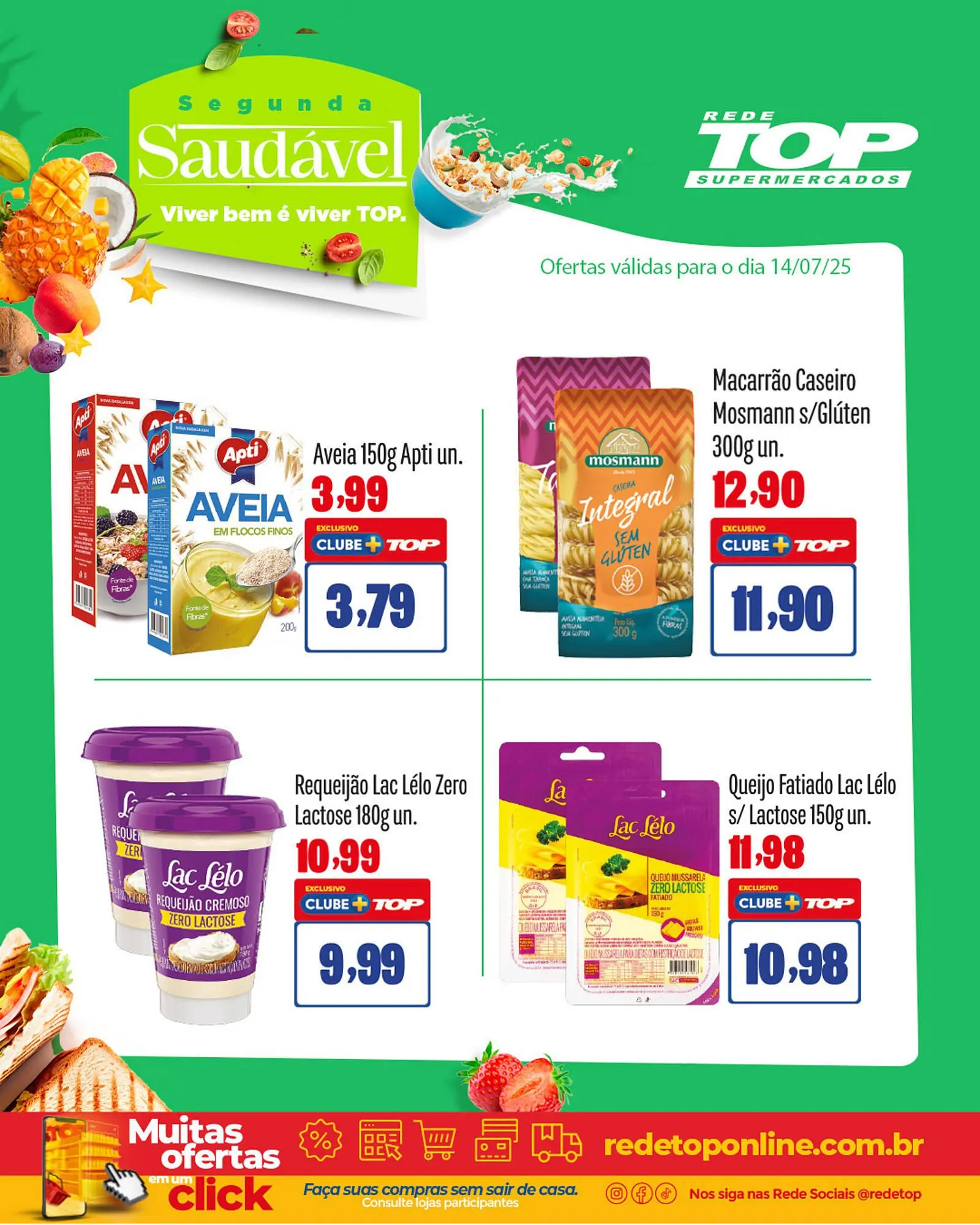 Encarte de Catálogo Rede Top 14 de julho até 14 de julho 2025 - Pagina 1