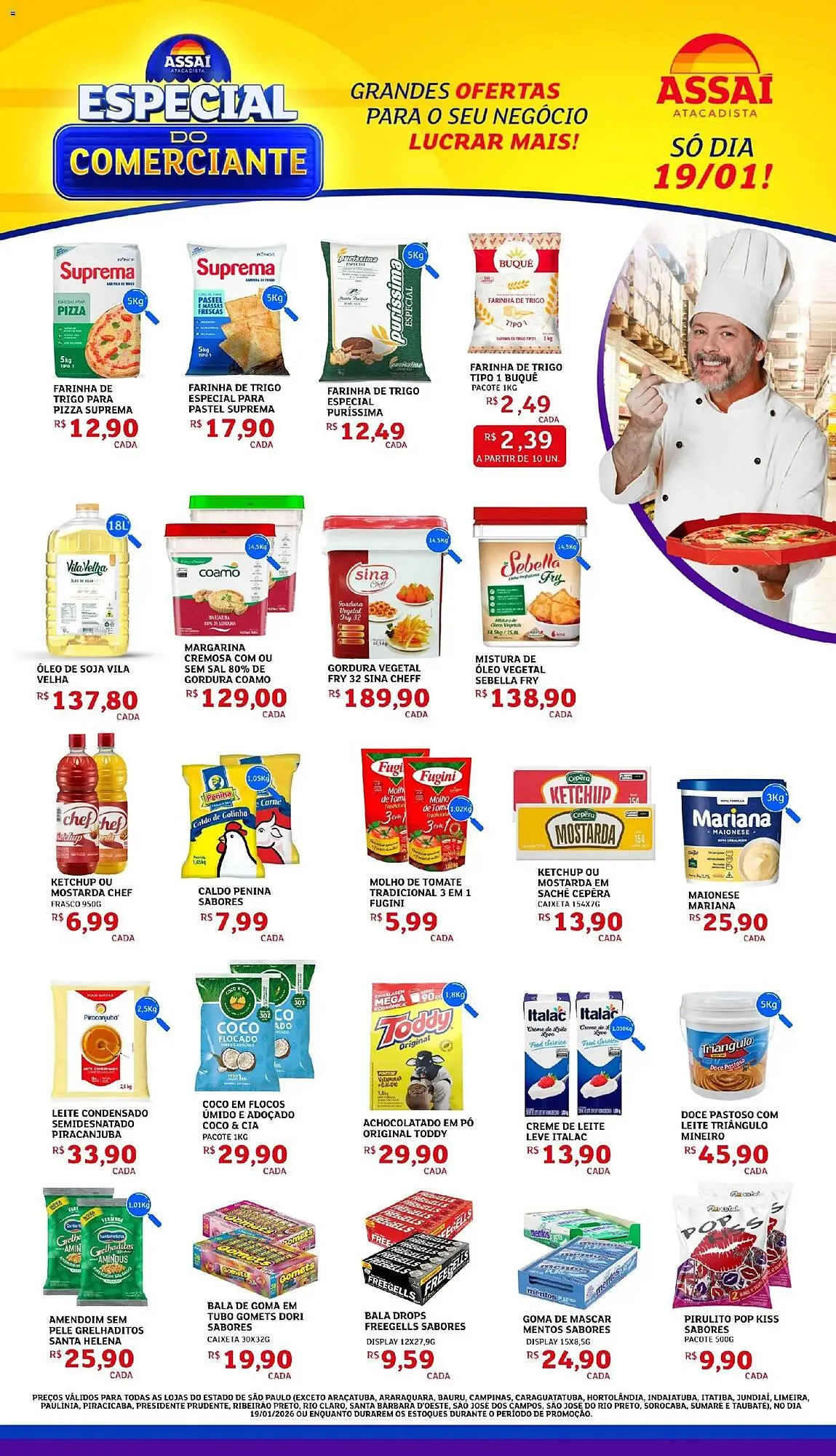 Encarte de Encarte Assaí Atacadista 19 de janeiro até 19 de janeiro 2026 - Pagina 1