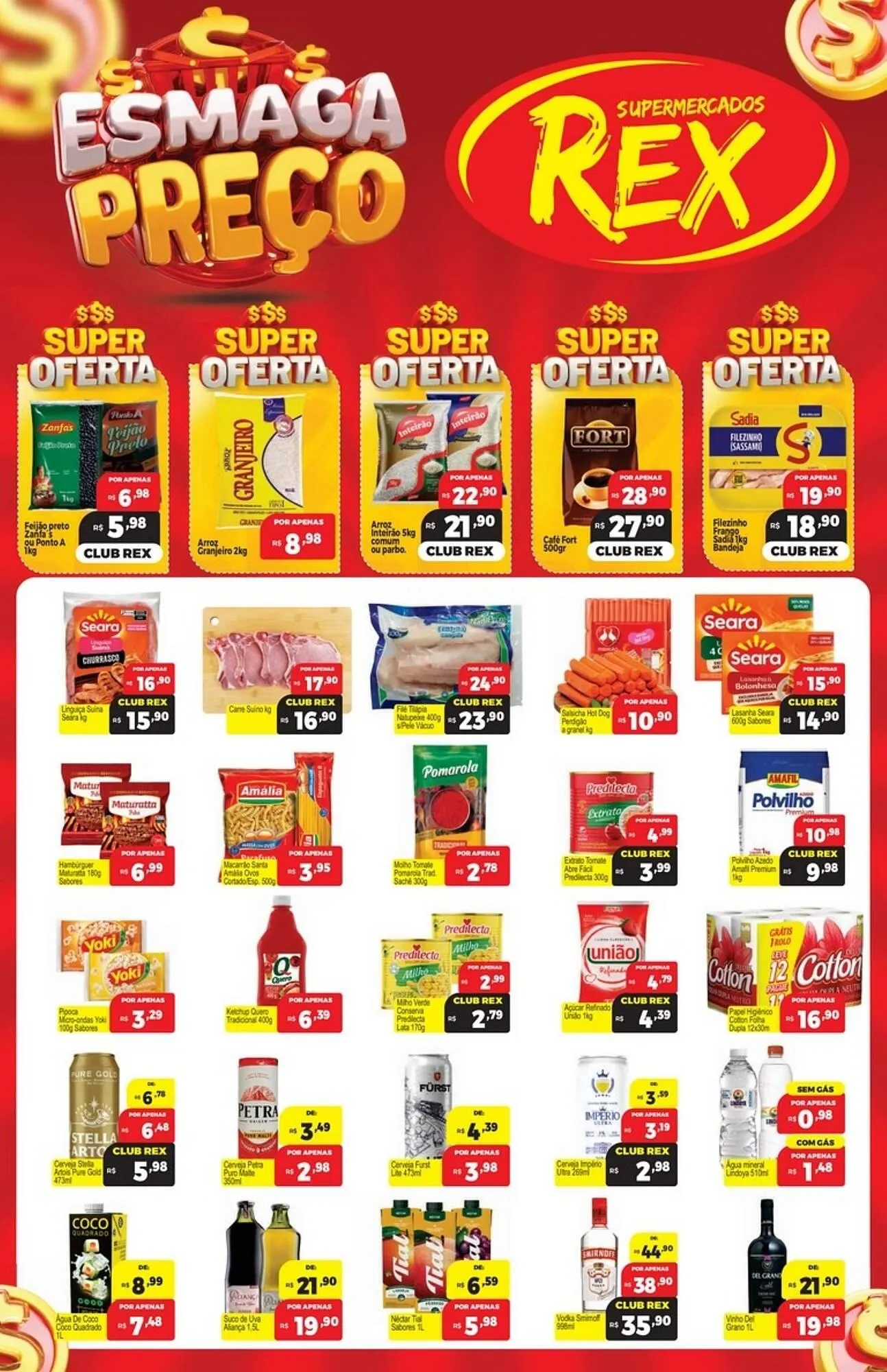 Encarte de Catálogo Supermercados Rex 27 de abril até 29 de abril 2026 - Pagina 1