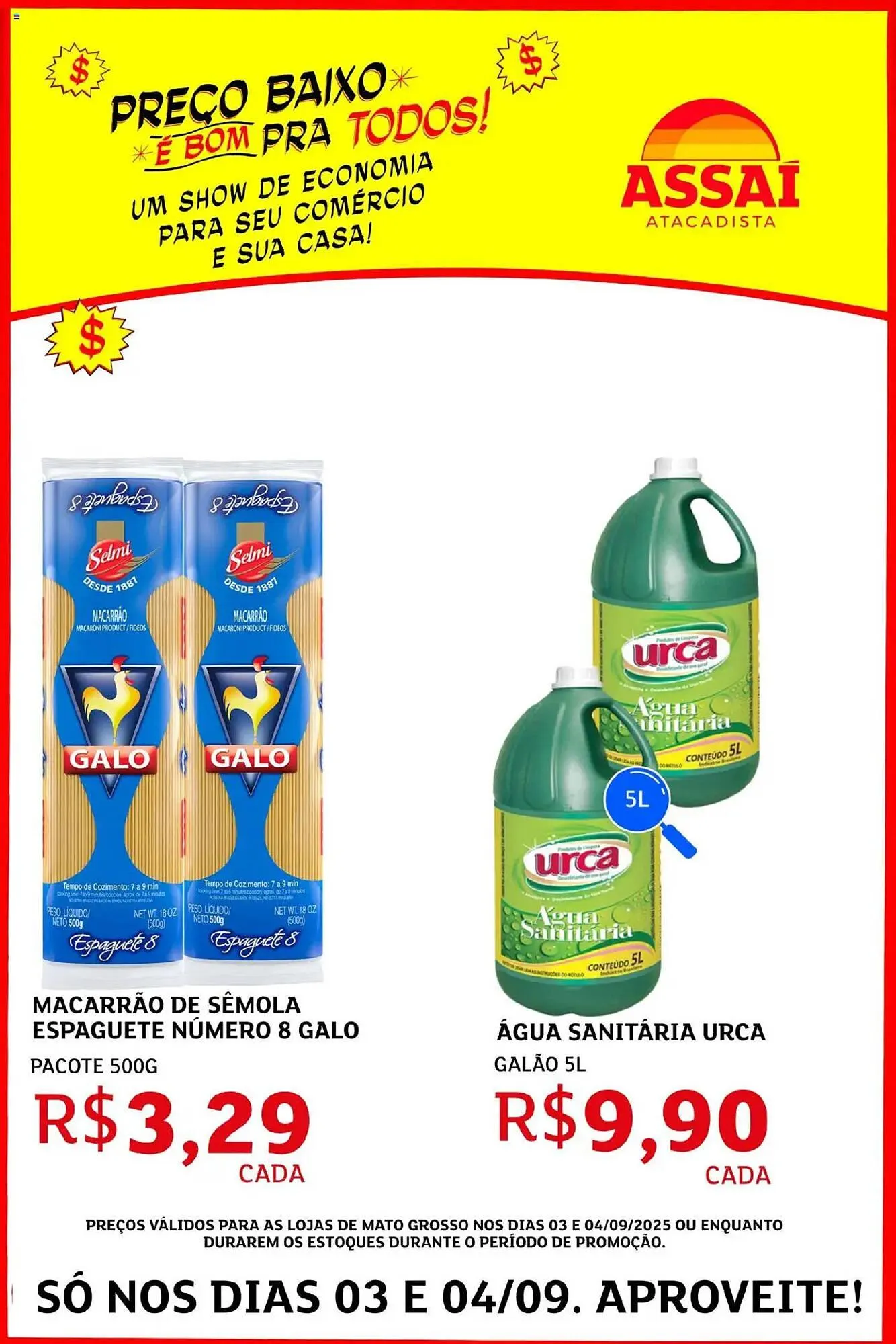Encarte de Encarte Assaí Atacadista 3 de setembro até 5 de setembro 2025 - Pagina 1