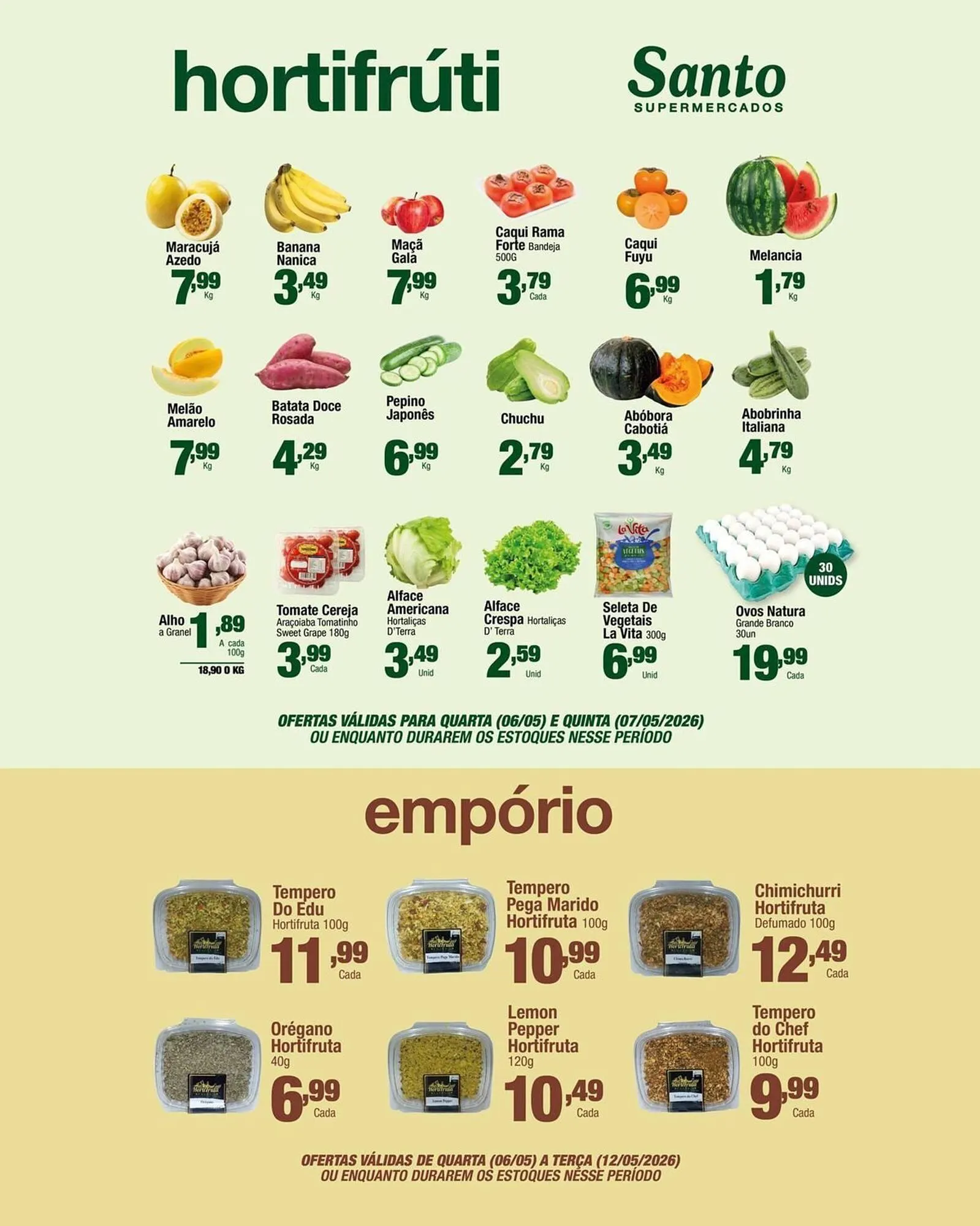 Encarte de Catálogo Santo Supermercados 6 de maio até 10 de maio 2026 - Pagina 3