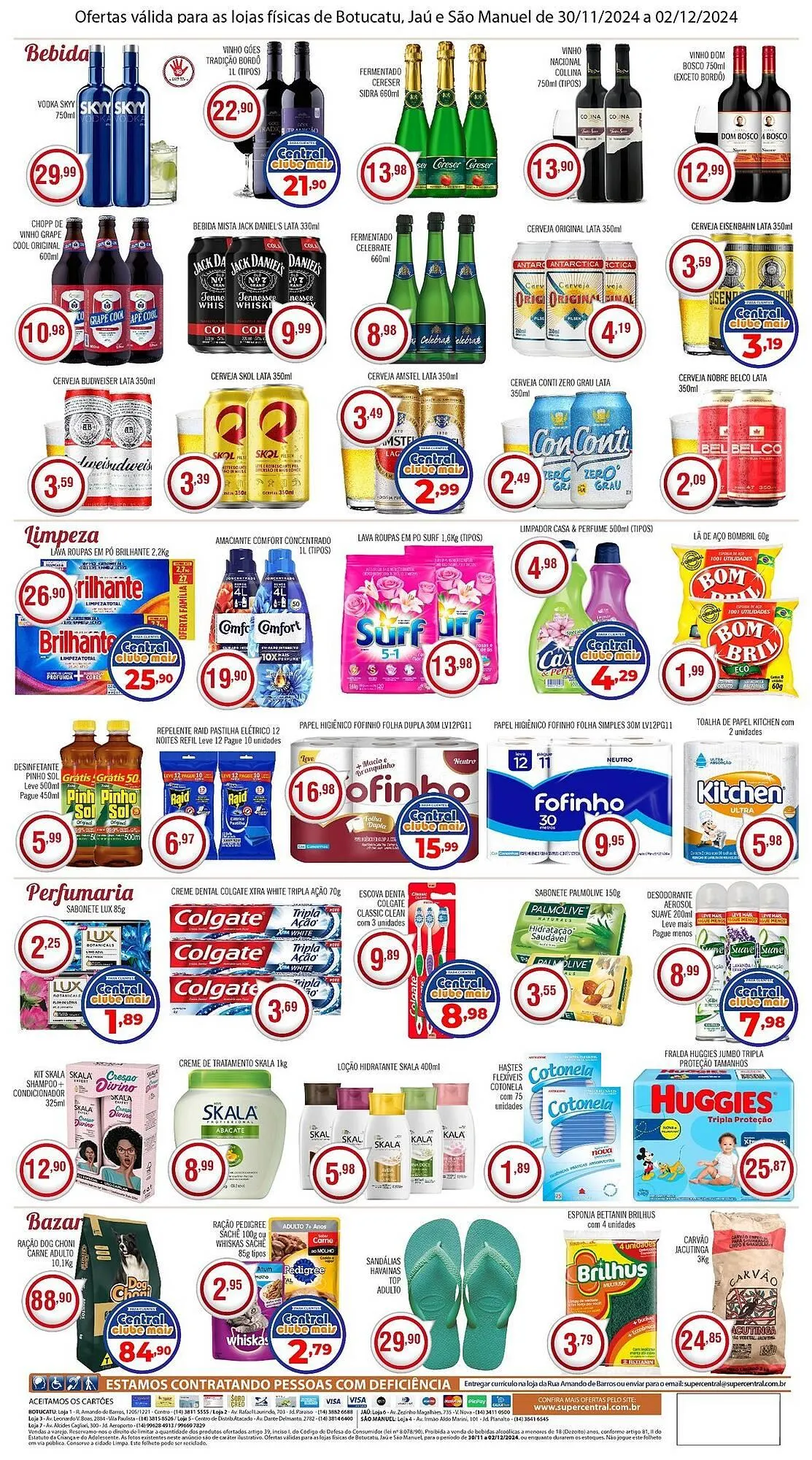 Encarte de Catálogo Central Supermercados 30 de novembro até 2 de dezembro 2024 - Pagina 4