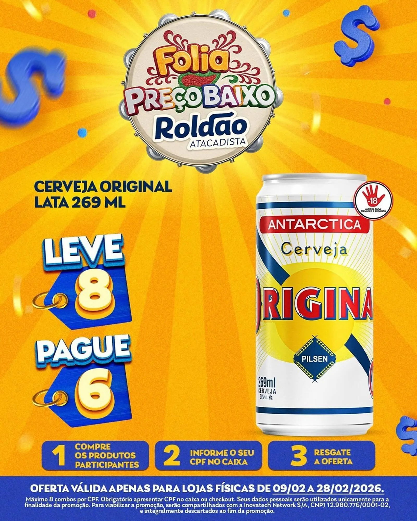 Encarte de Folheto Roldão 9 de fevereiro até 28 de fevereiro 2026 - Pagina 3