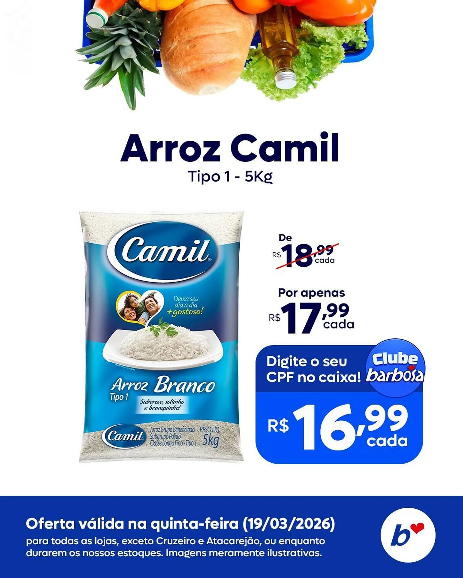 Encarte de Tabloide Barbosa Supermercados 19 de março até 19 de março 2026 - Pagina 1